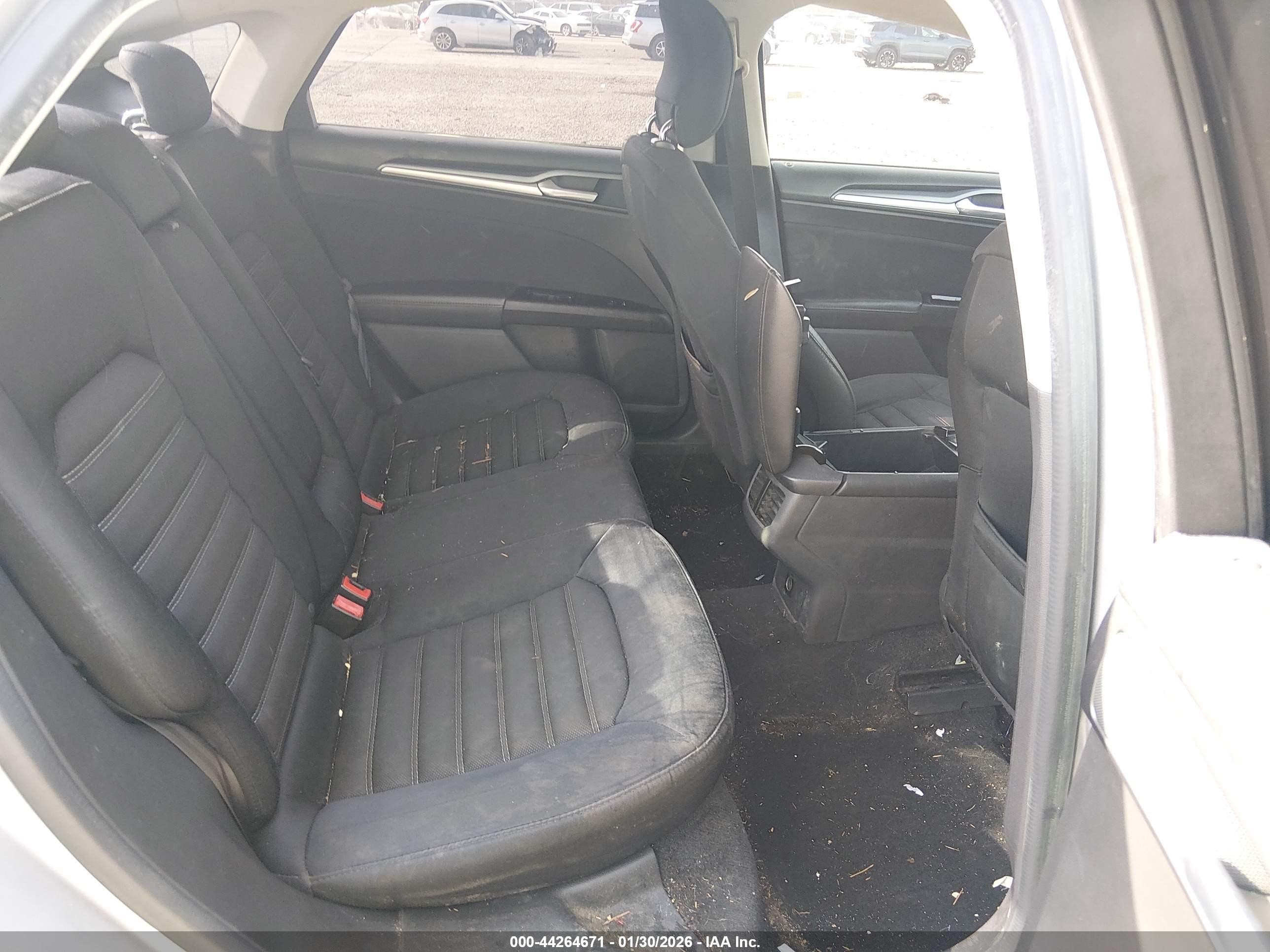 2014 Ford Fusion Se Silver vin: 1FA6P0H79E5354803