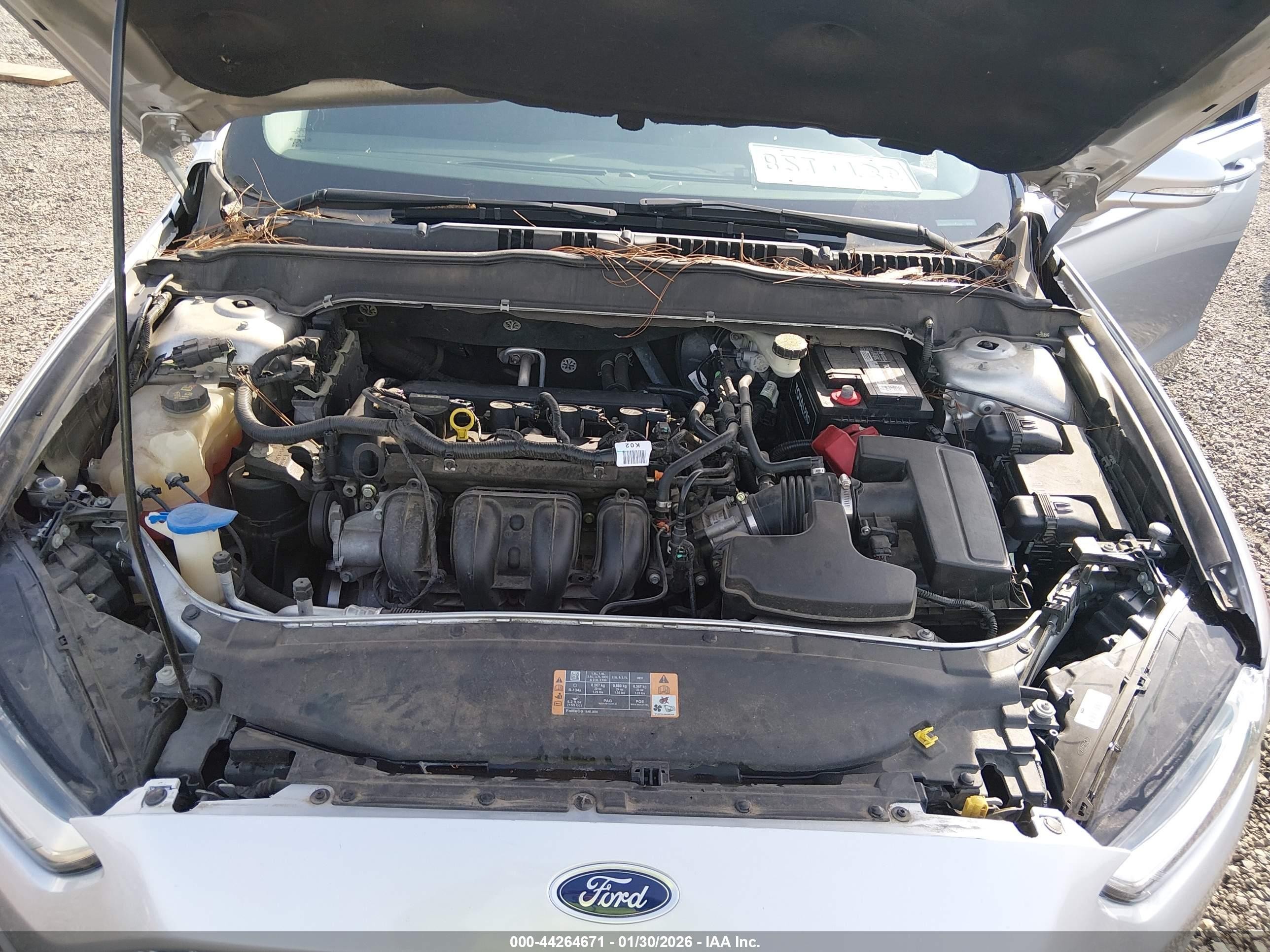 2014 Ford Fusion Se Silver vin: 1FA6P0H79E5354803