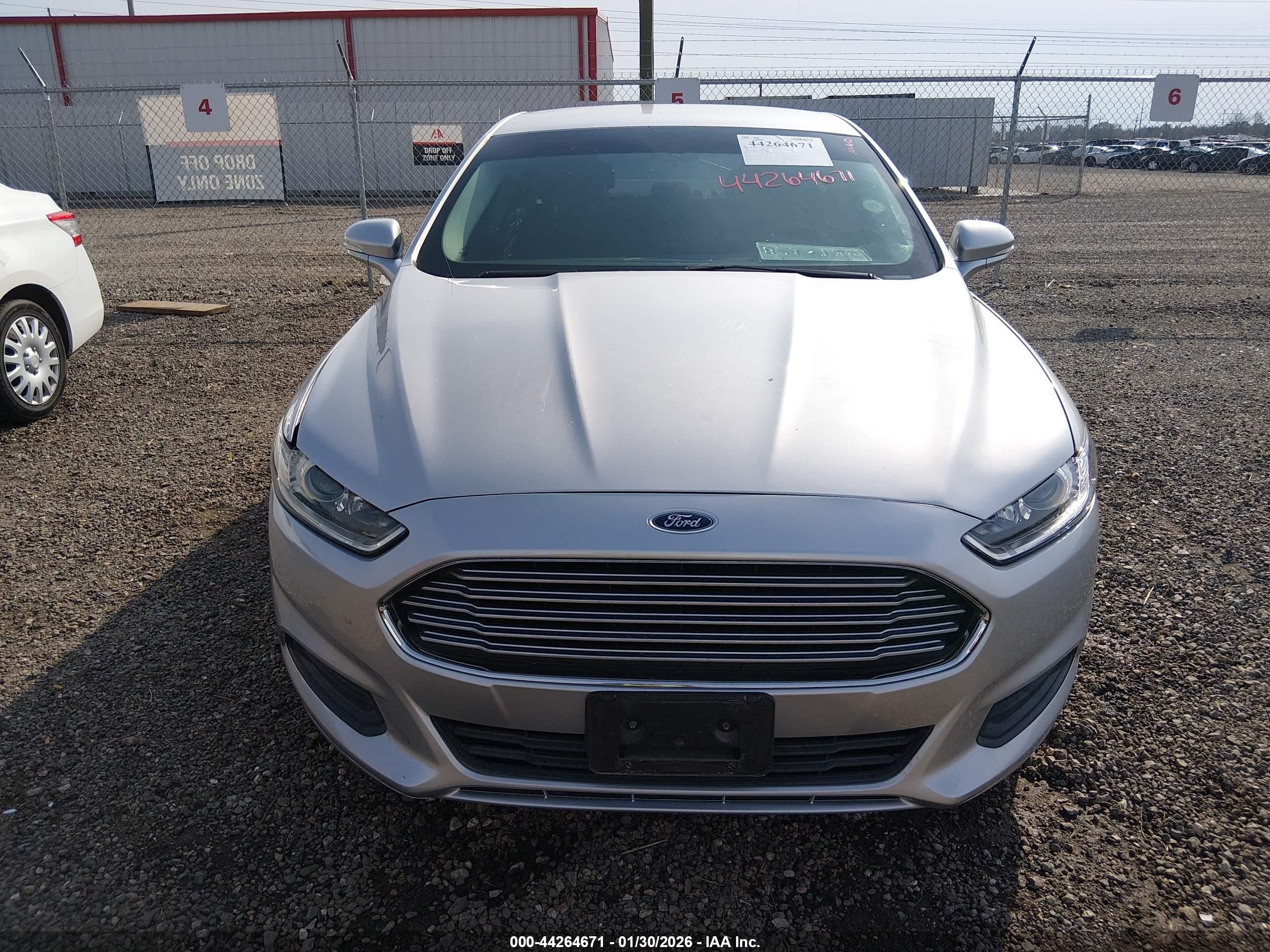 2014 Ford Fusion Se Silver vin: 1FA6P0H79E5354803