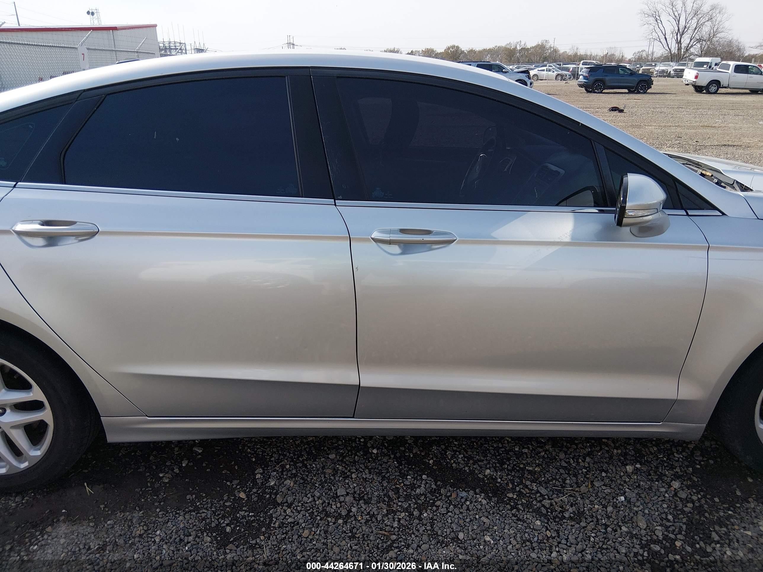 2014 Ford Fusion Se Silver vin: 1FA6P0H79E5354803