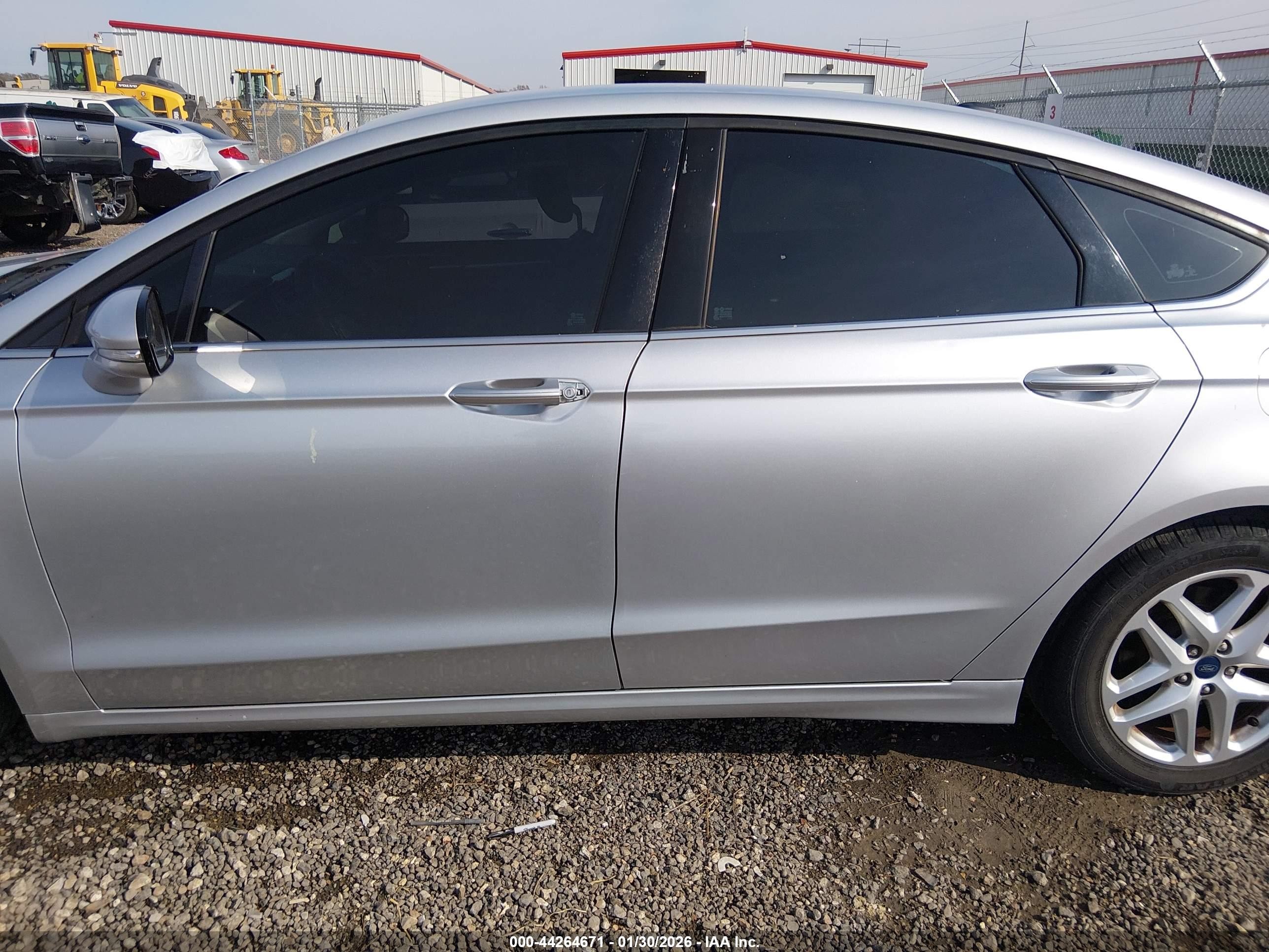 2014 Ford Fusion Se Silver vin: 1FA6P0H79E5354803