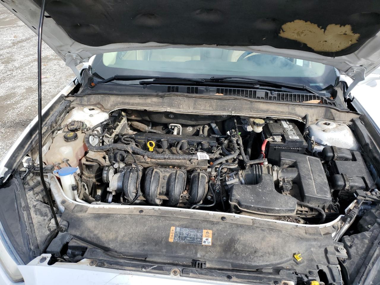 2014 Ford Fusion Se White vin: 1FA6P0H79E5366000
