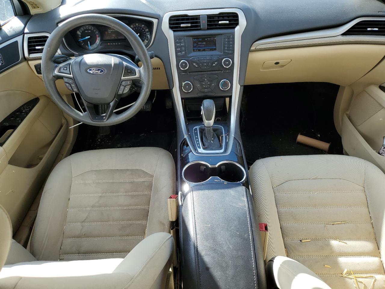 2014 Ford Fusion Se White vin: 1FA6P0H79E5366000