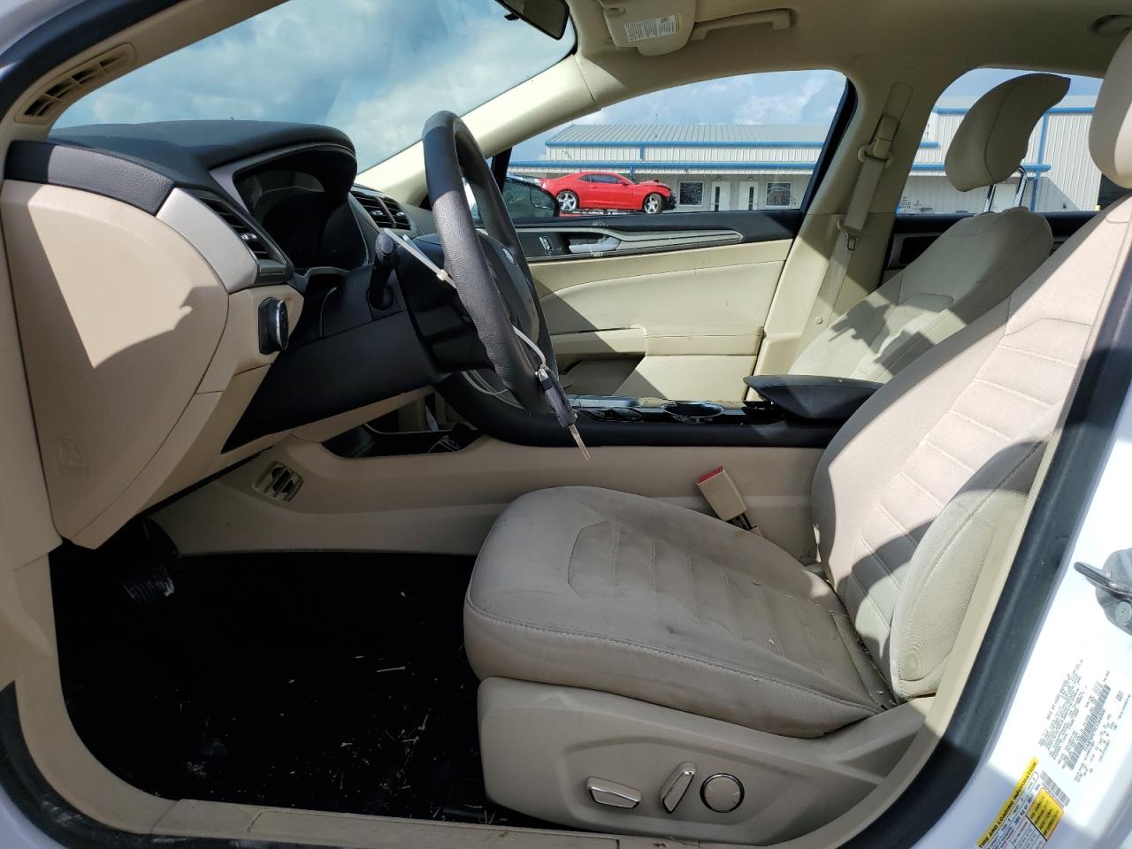 2014 Ford Fusion Se White vin: 1FA6P0H79E5366000