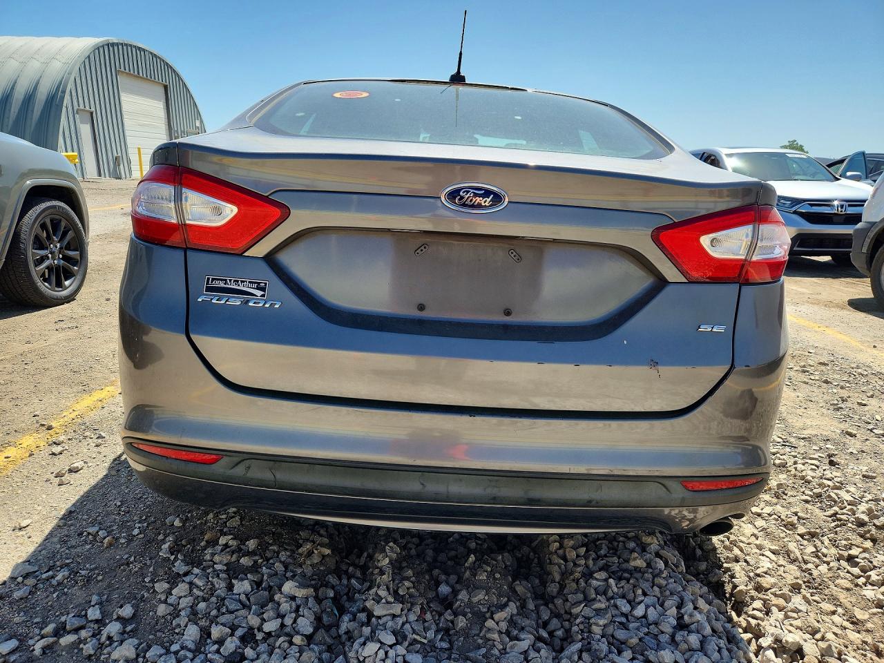 2014 Ford Fusion Se Gray vin: 1FA6P0H79E5375800