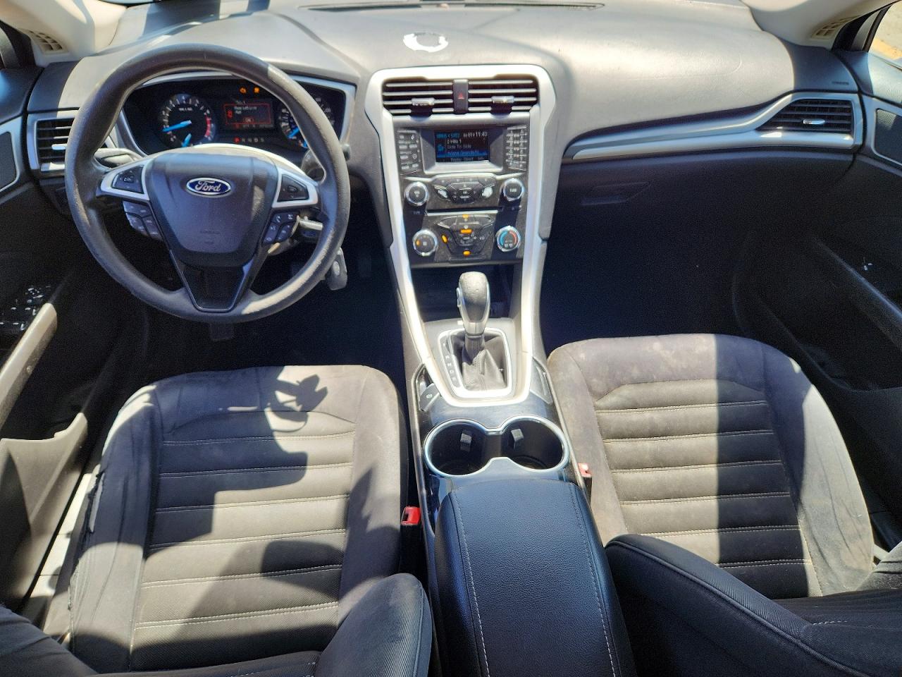 2014 Ford Fusion Se Gray vin: 1FA6P0H79E5375800