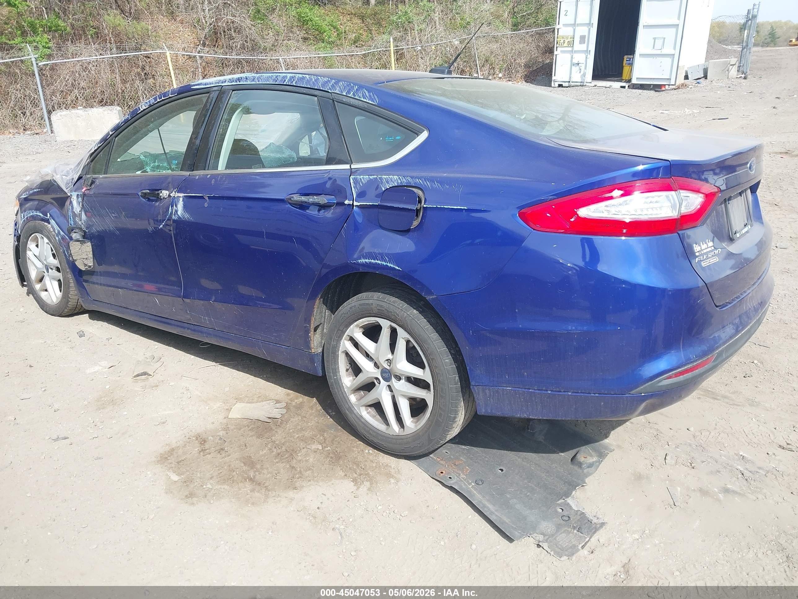 2014 Ford Fusion Se Синий vin: 1FA6P0H79E5383363
