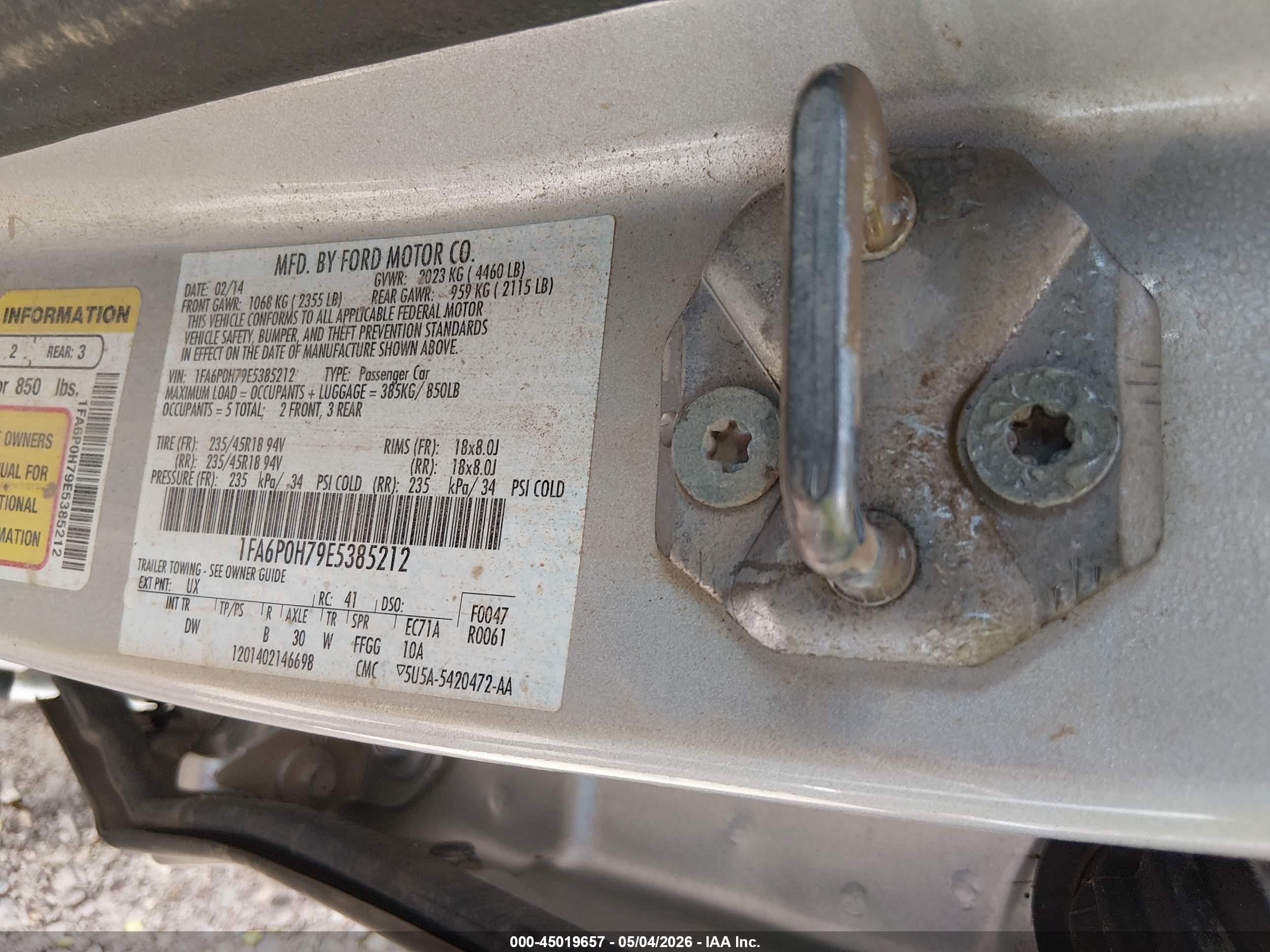 2014 Ford Fusion Se Серебряный vin: 1FA6P0H79E5385212