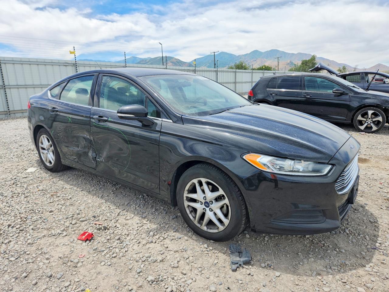 2014 Ford Fusion Se Black vin: 1FA6P0H79E5397358