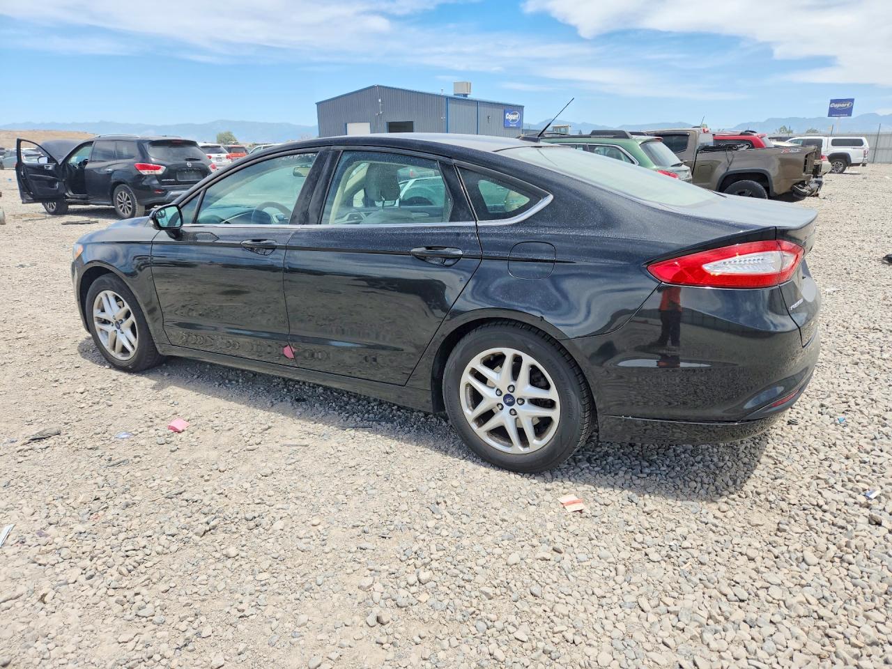 2014 Ford Fusion Se Black vin: 1FA6P0H79E5397358