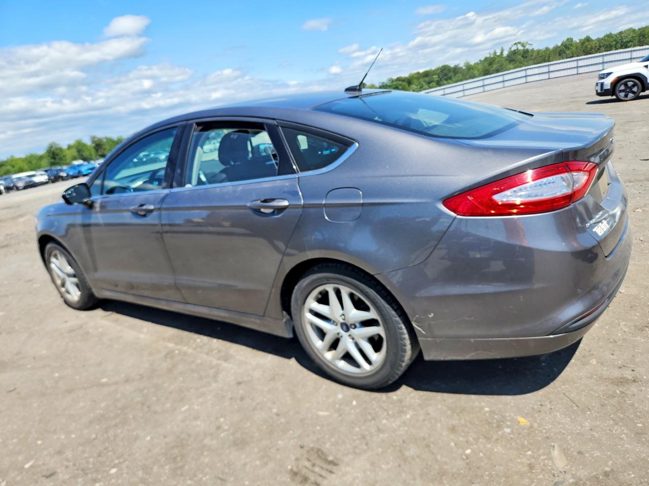 2014 Ford Fusion Se Gray vin: 1FA6P0H79E5406463