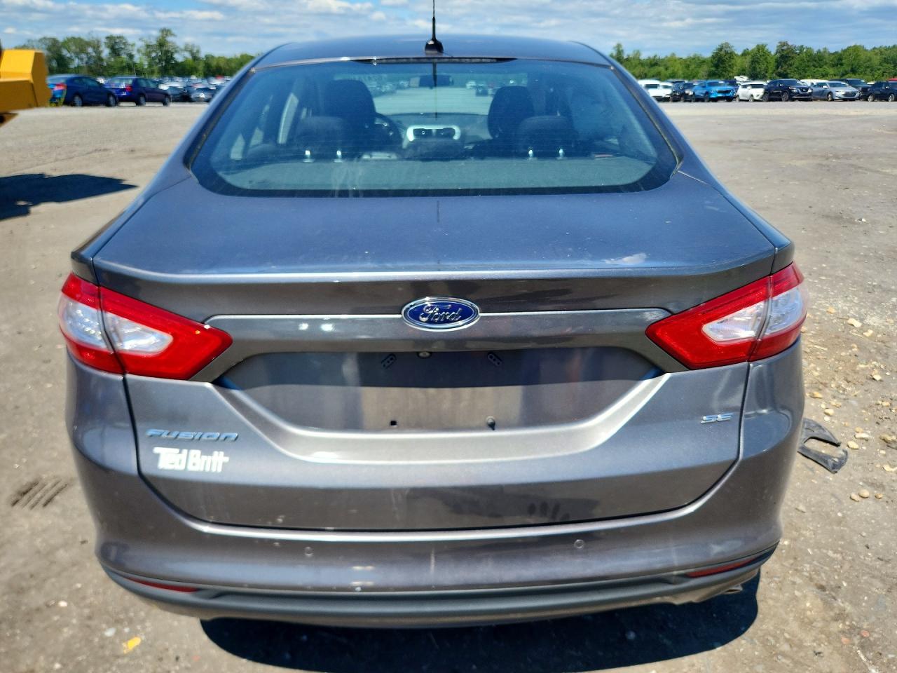 2014 Ford Fusion Se Gray vin: 1FA6P0H79E5406463
