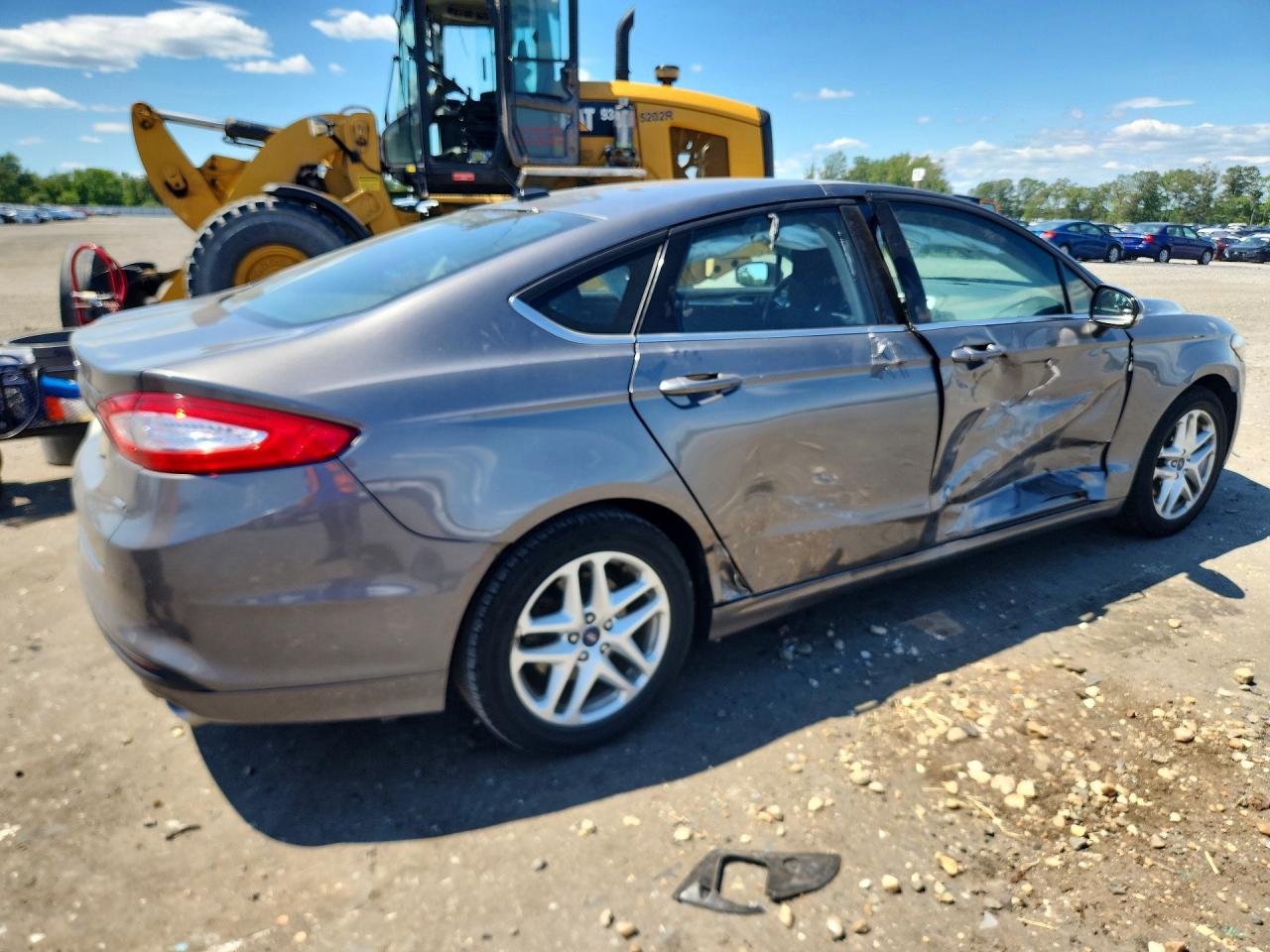 2014 Ford Fusion Se Gray vin: 1FA6P0H79E5406463