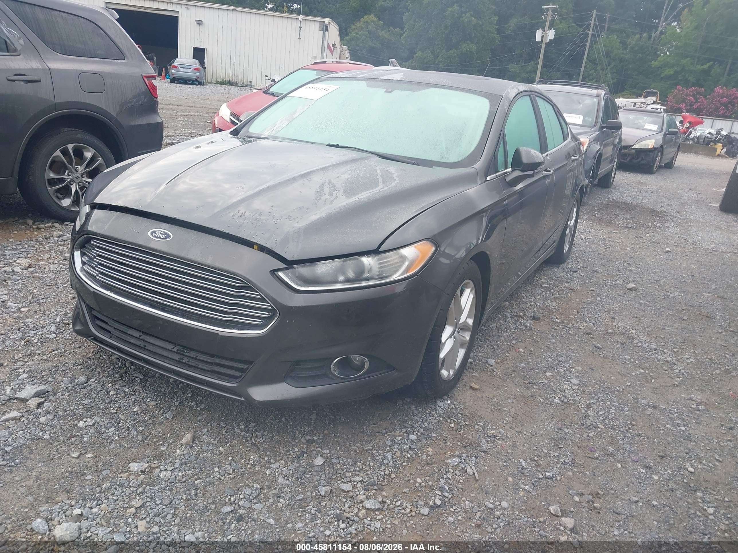 2015 Ford Fusion Se Gray vin: 1FA6P0H79F5107573