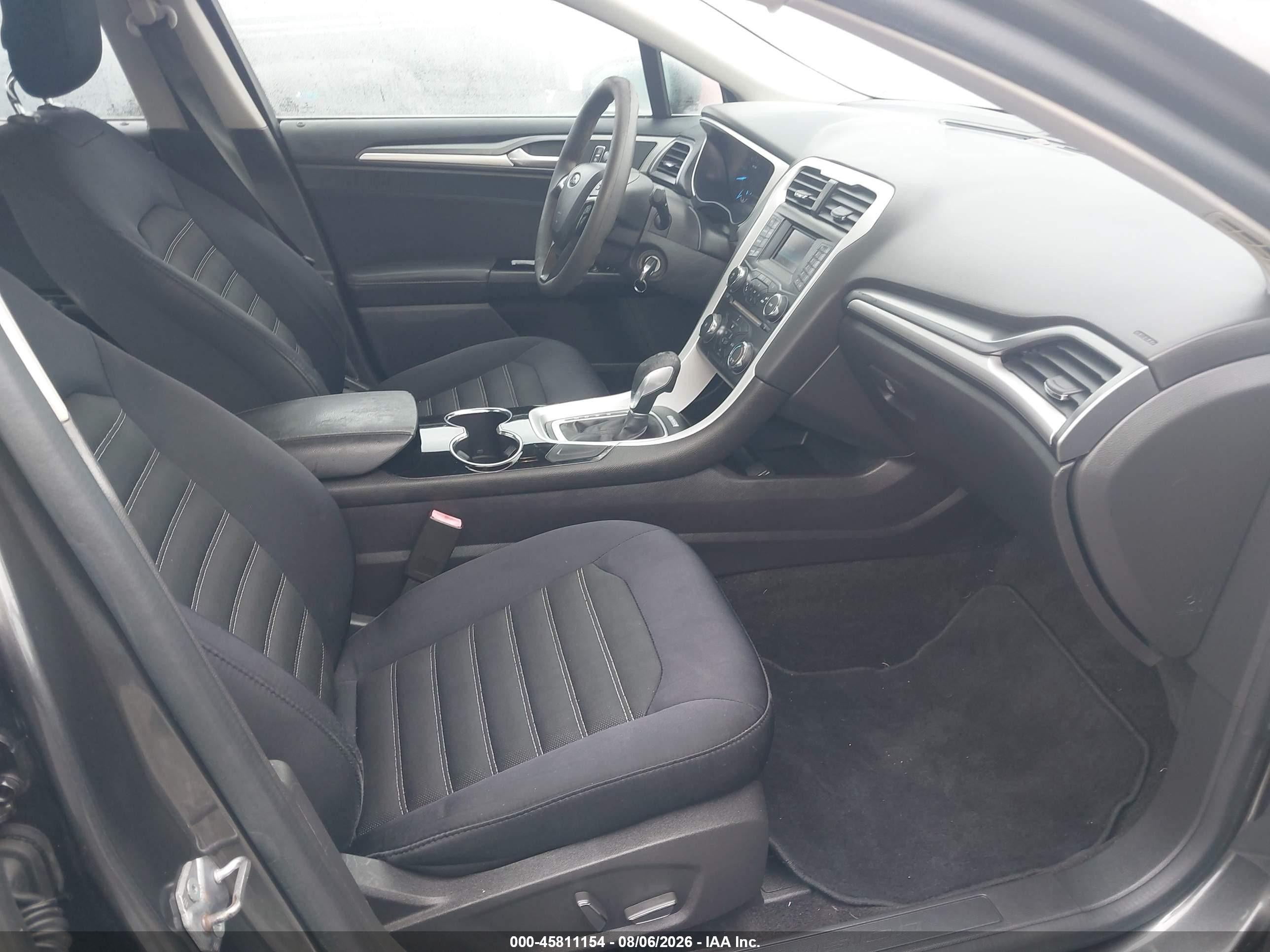 2015 Ford Fusion Se Gray vin: 1FA6P0H79F5107573