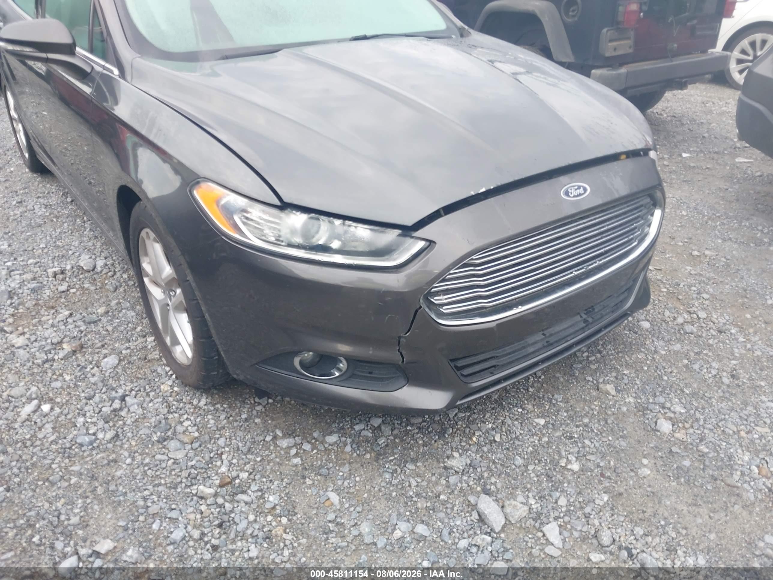 2015 Ford Fusion Se Gray vin: 1FA6P0H79F5107573