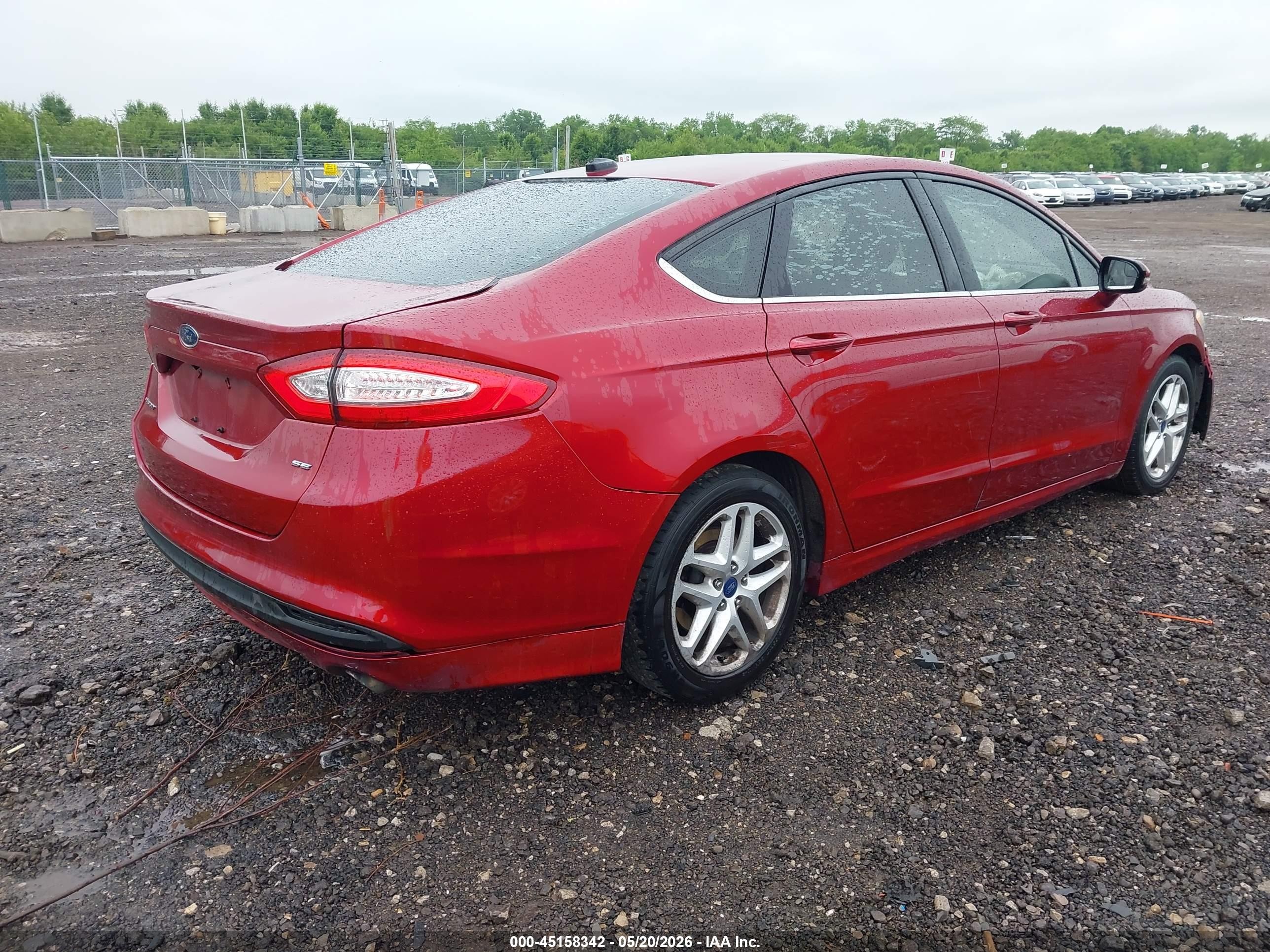 2016 Ford Fusion Se Maroon vin: 1FA6P0H79G5120468