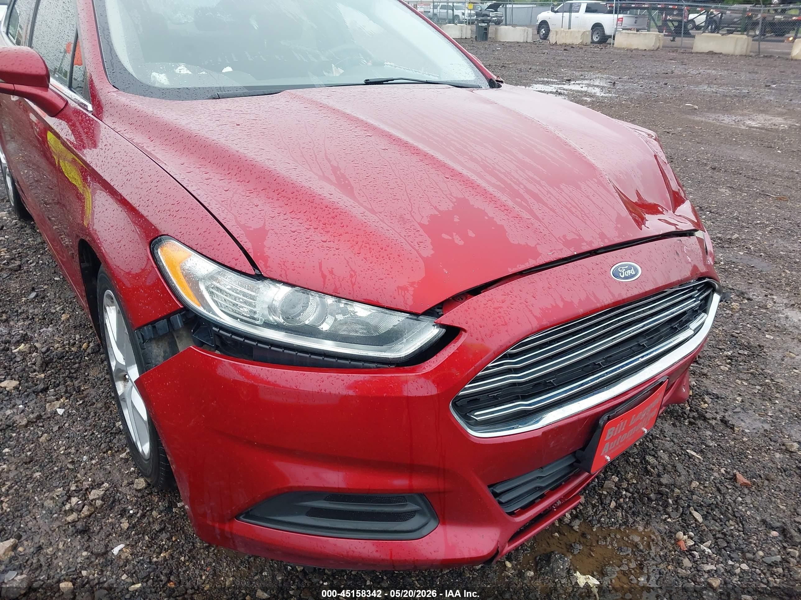 2016 Ford Fusion Se Maroon vin: 1FA6P0H79G5120468