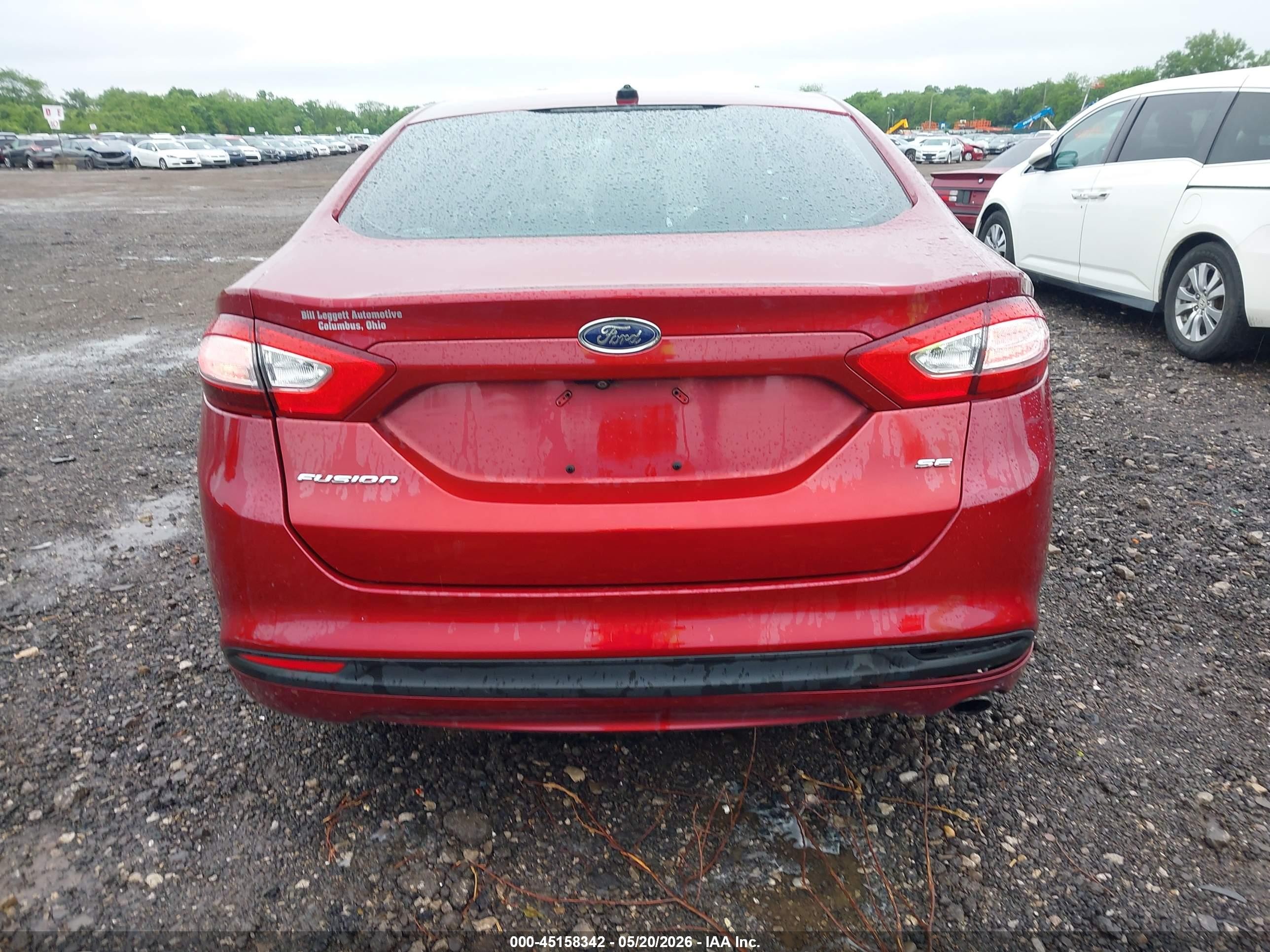 2016 Ford Fusion Se Maroon vin: 1FA6P0H79G5120468
