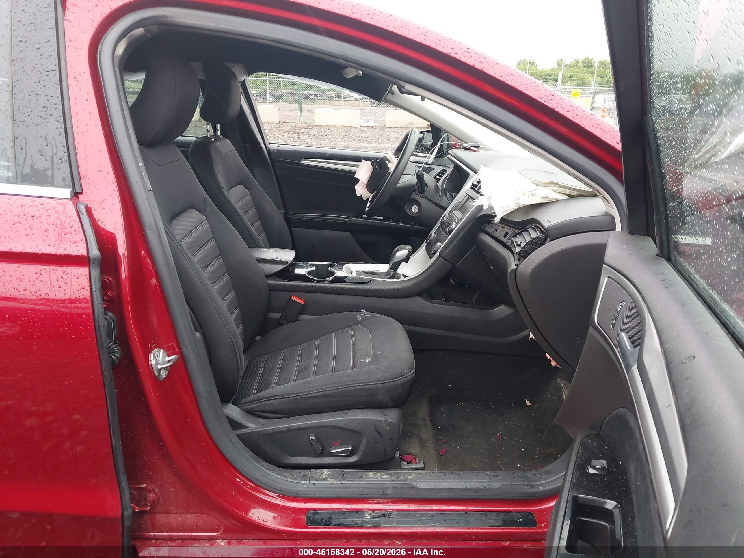 2016 Ford Fusion Se Maroon vin: 1FA6P0H79G5120468