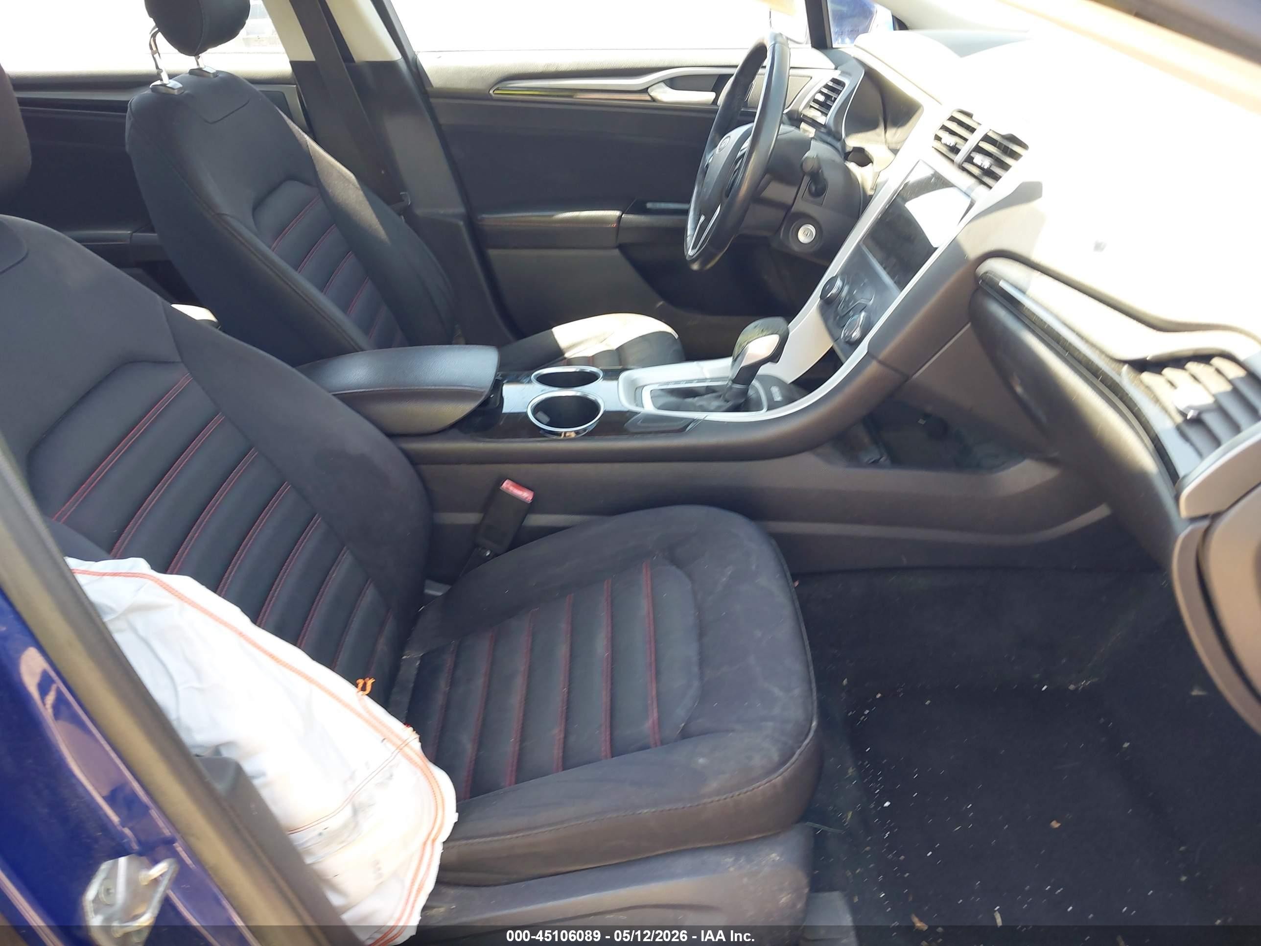 2014 Ford Fusion Se Blue vin: 1FA6P0H7XE5352171