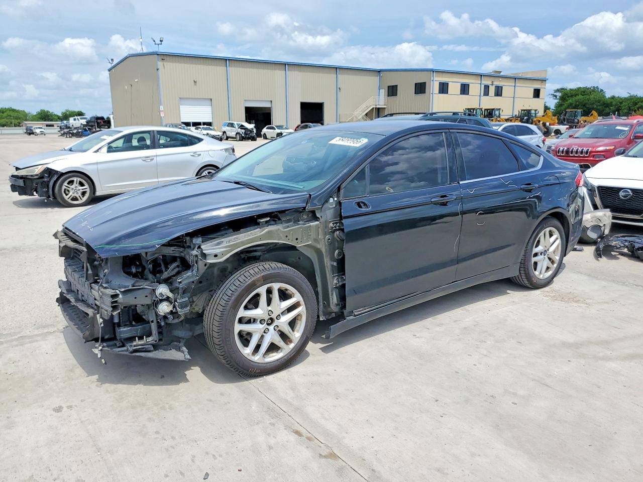 2014 Ford Fusion Se Black vin: 1FA6P0H7XE5356334