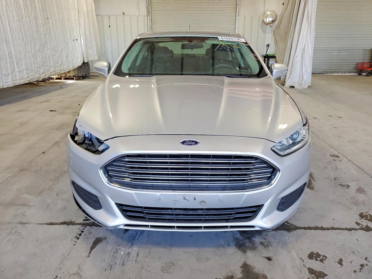 2014 Ford Fusion Se Silver vin: 1FA6P0H7XE5370511