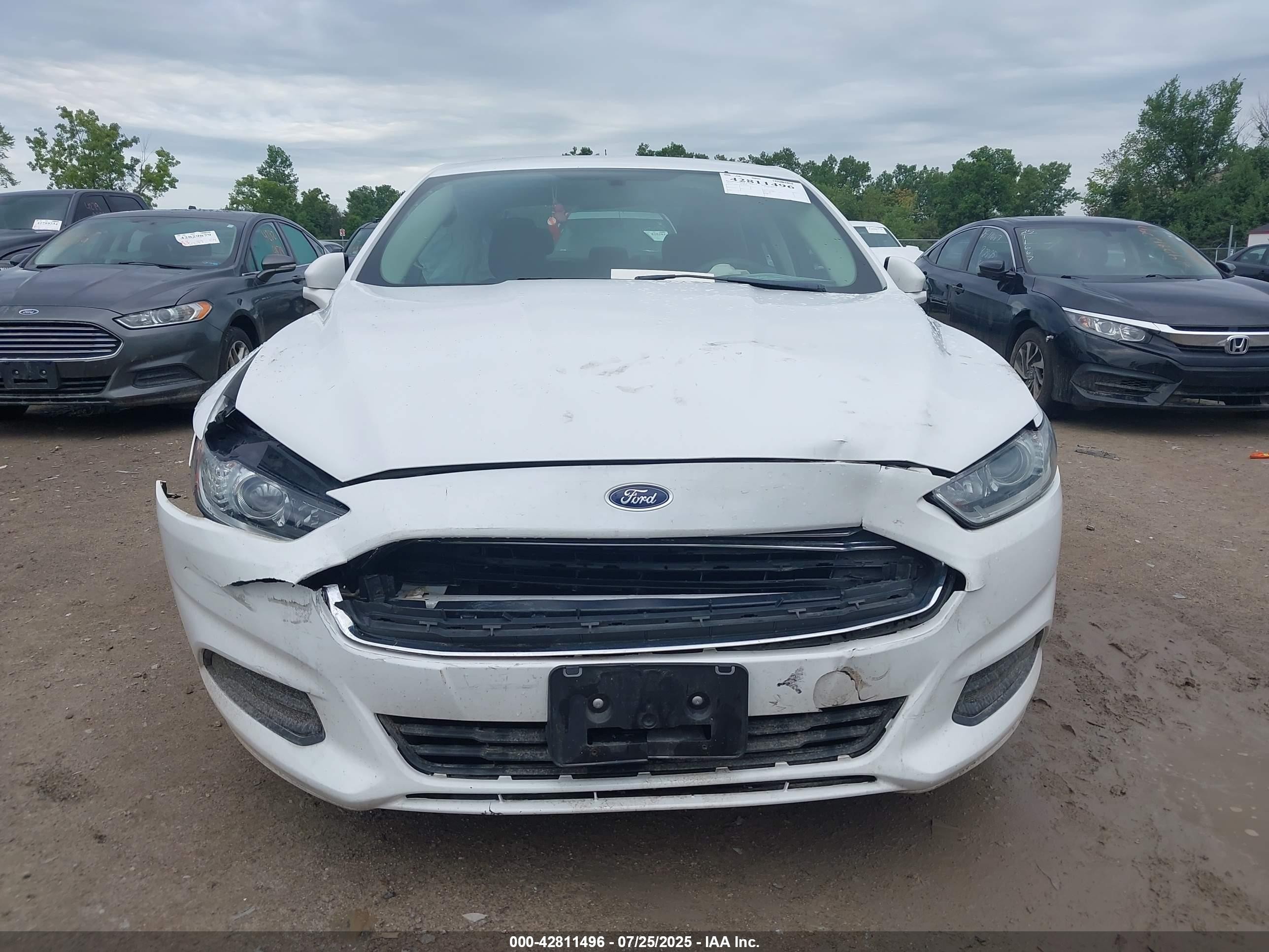 2014 Ford Fusion Se White vin: 1FA6P0H7XE5376390