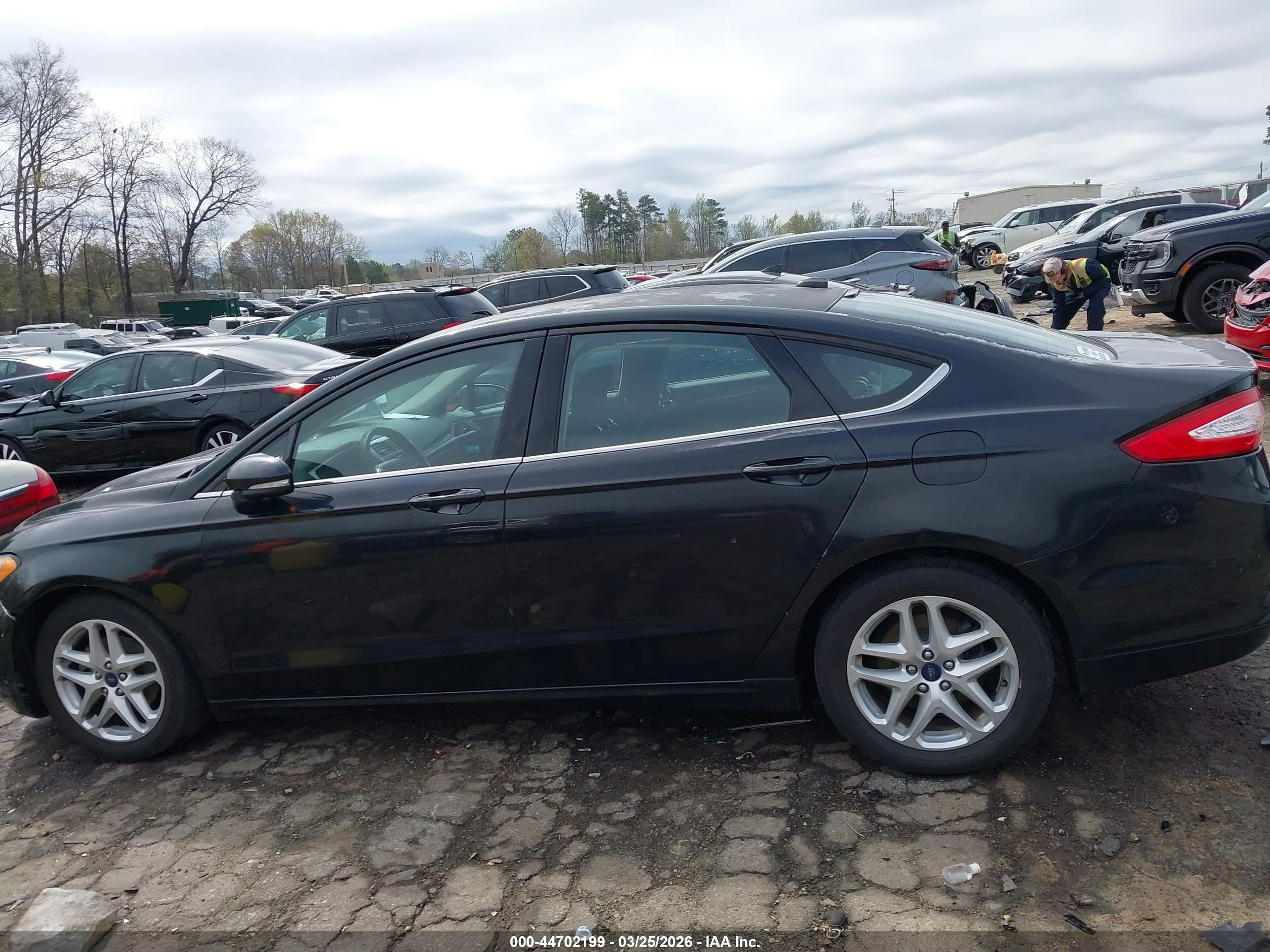 2014 Ford Fusion Se Black vin: 1FA6P0H7XE5376552