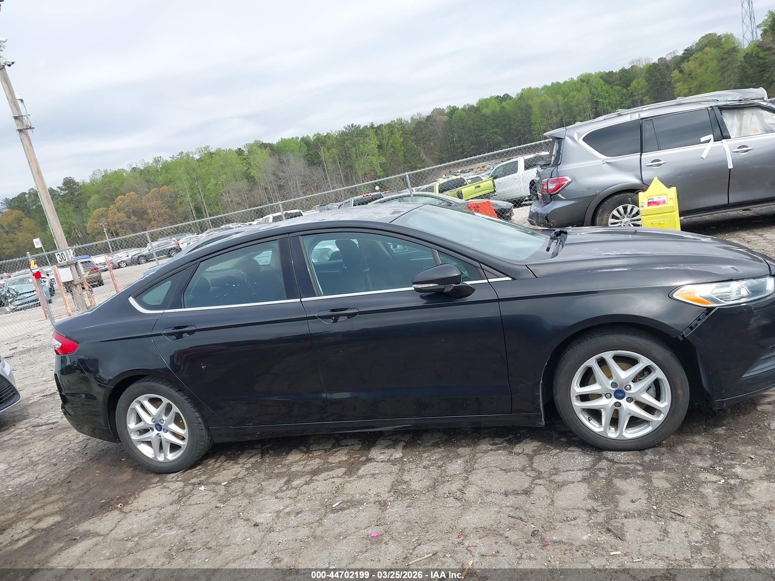 2014 Ford Fusion Se Black vin: 1FA6P0H7XE5376552
