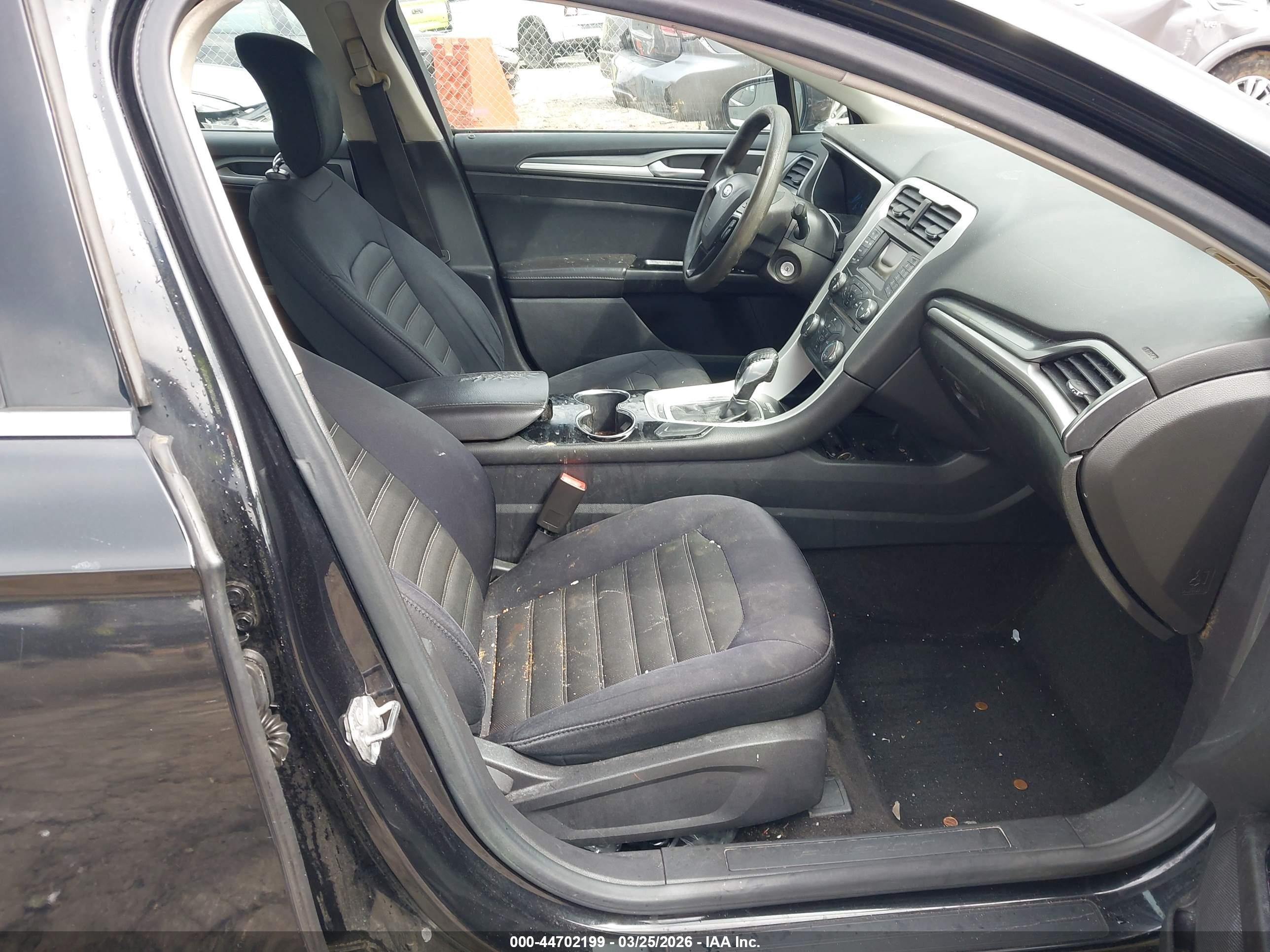 2014 Ford Fusion Se Black vin: 1FA6P0H7XE5376552