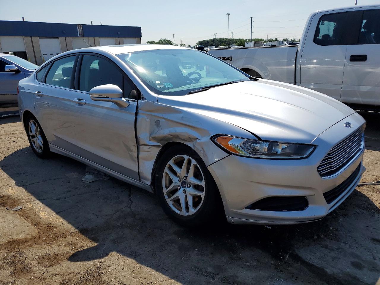 2014 Ford Fusion Se Silver vin: 1FA6P0H7XE5392265