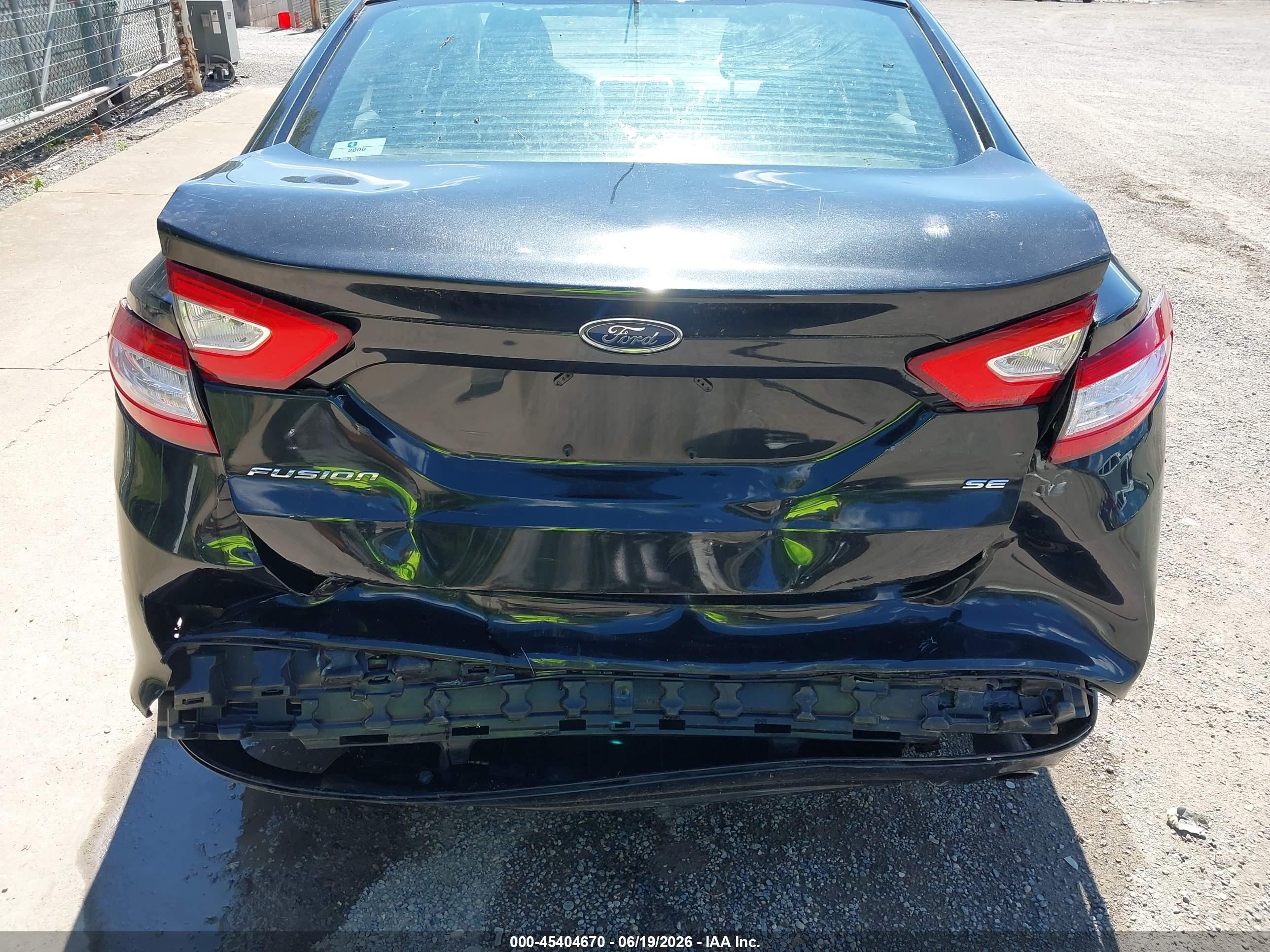 2014 Ford Fusion Se Черный vin: 1FA6P0H7XE5401711