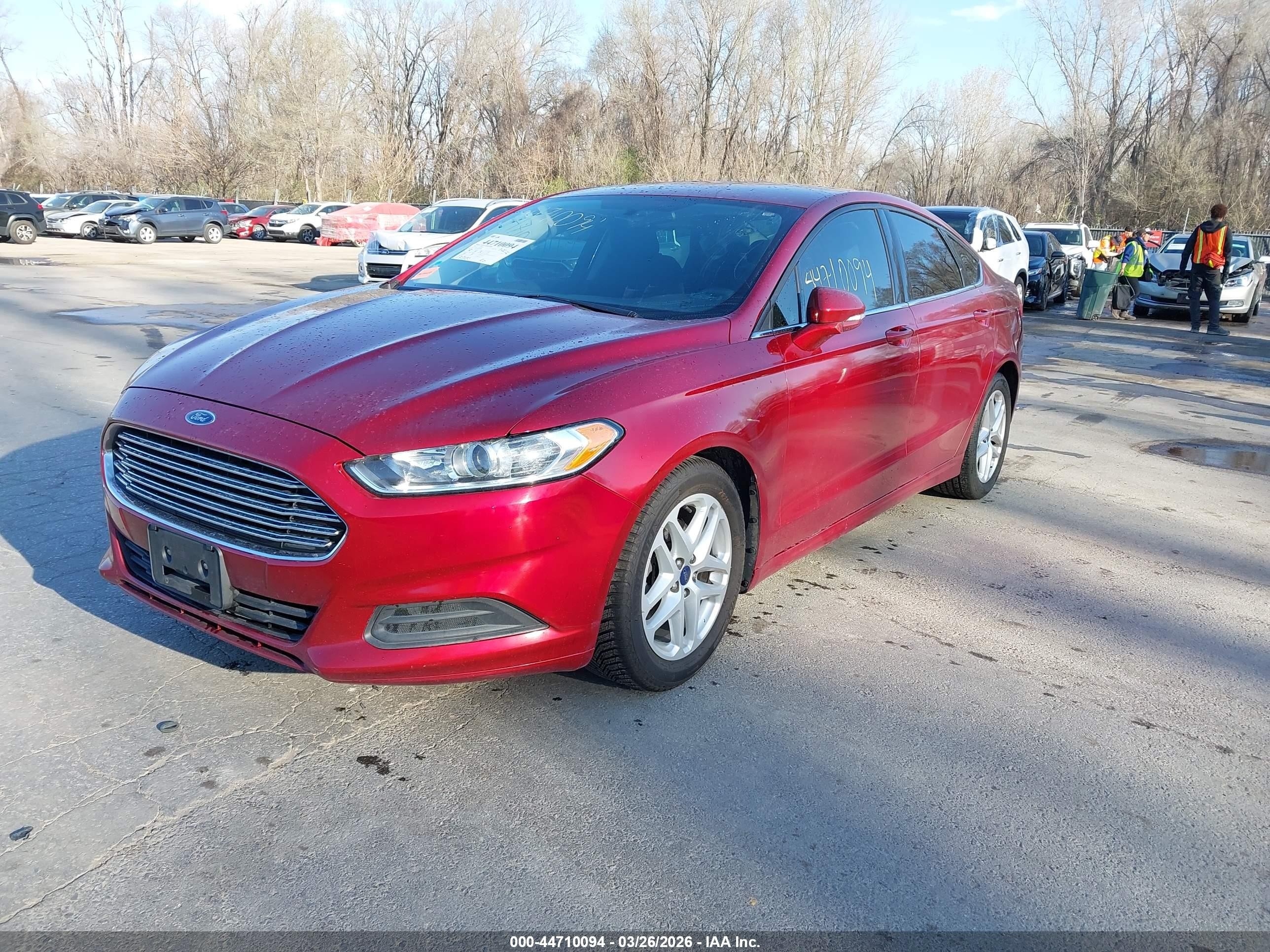 2015 Ford Fusion Se Red vin: 1FA6P0H7XF5102186