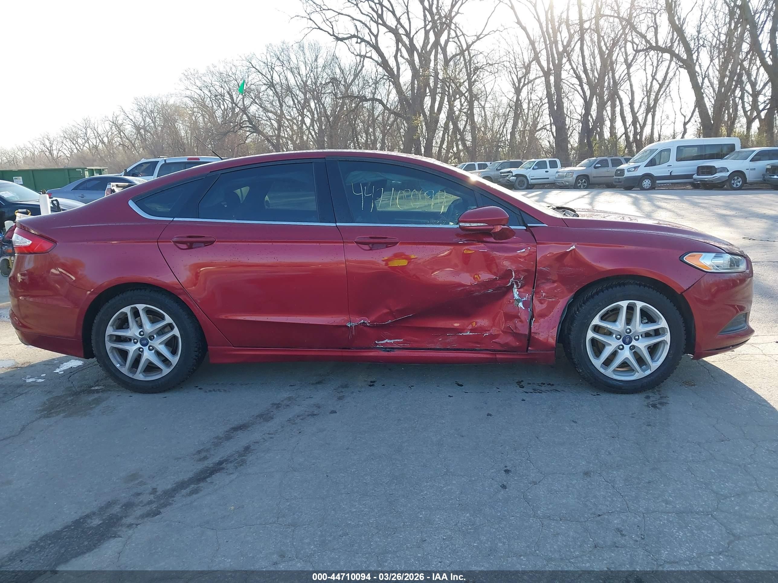 2015 Ford Fusion Se Red vin: 1FA6P0H7XF5102186
