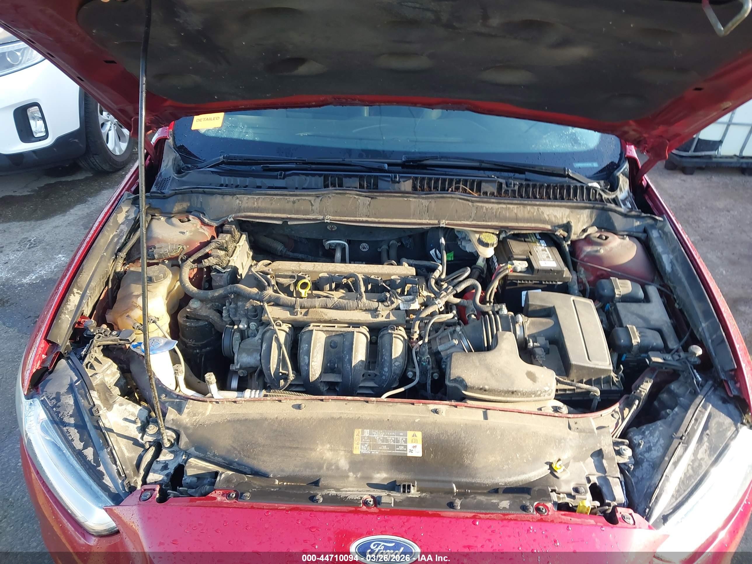 2015 Ford Fusion Se Red vin: 1FA6P0H7XF5102186