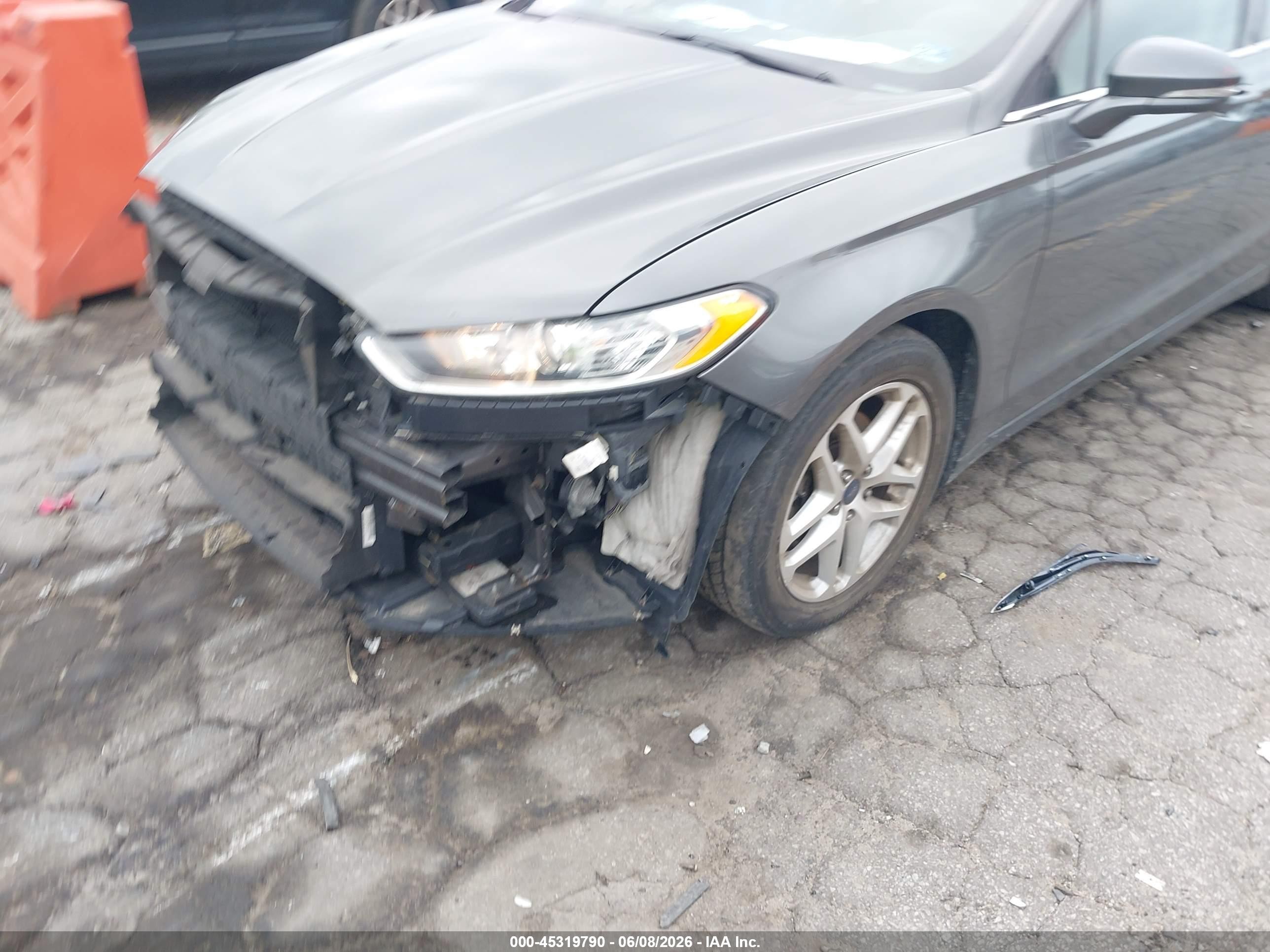 2015 Ford Fusion Se Gray vin: 1FA6P0H7XF5103273