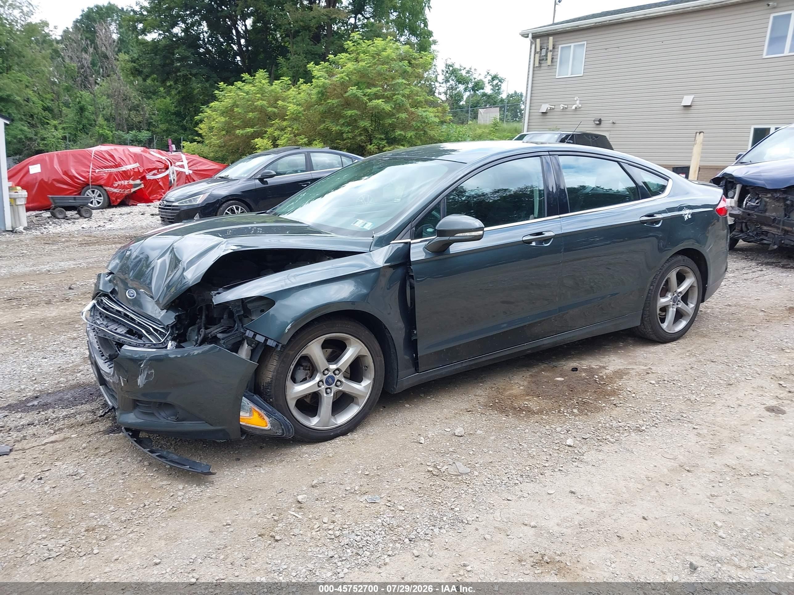 2015 Ford Fusion Se Gray vin: 1FA6P0H7XF5104889