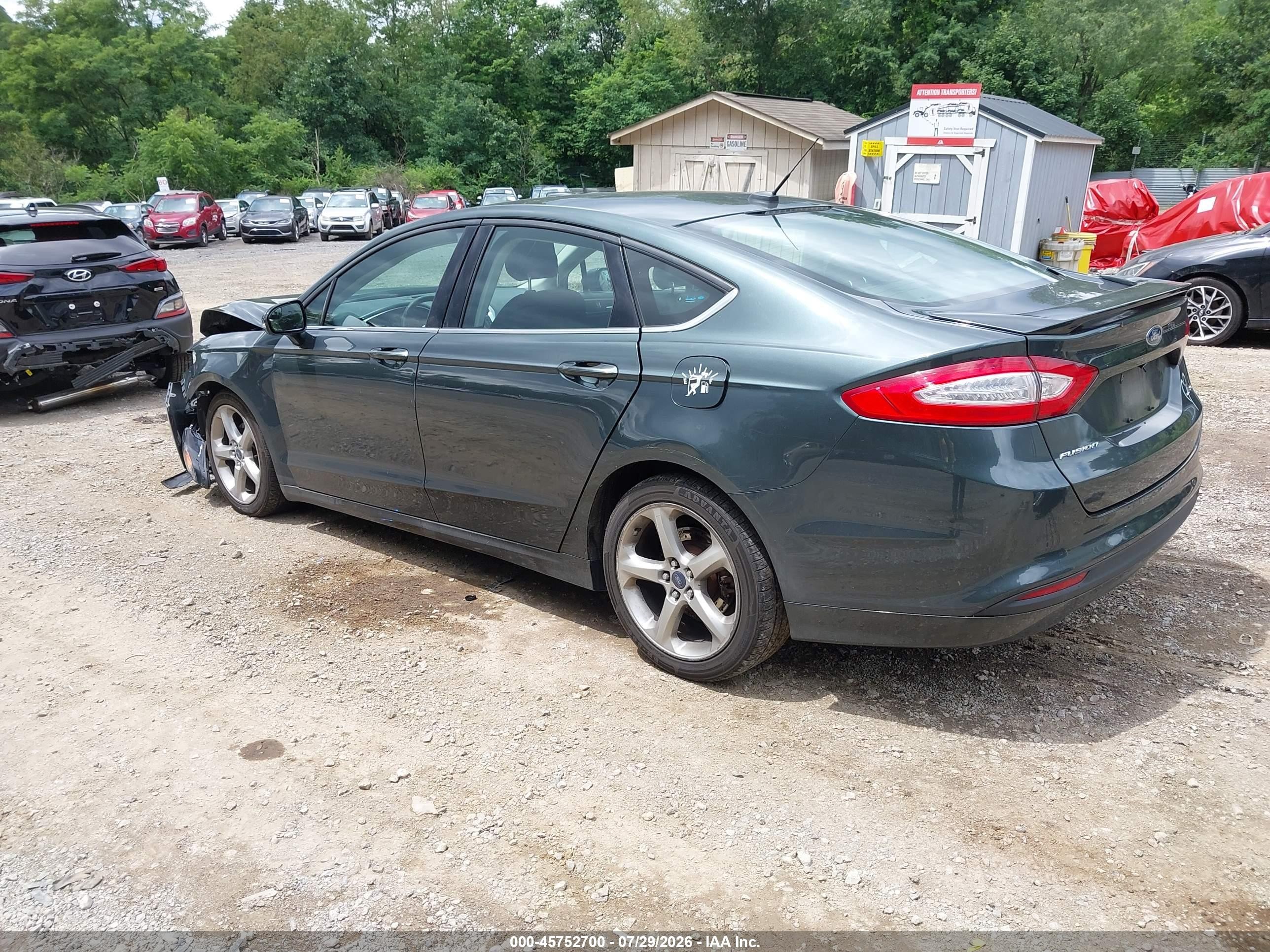 2015 Ford Fusion Se Gray vin: 1FA6P0H7XF5104889