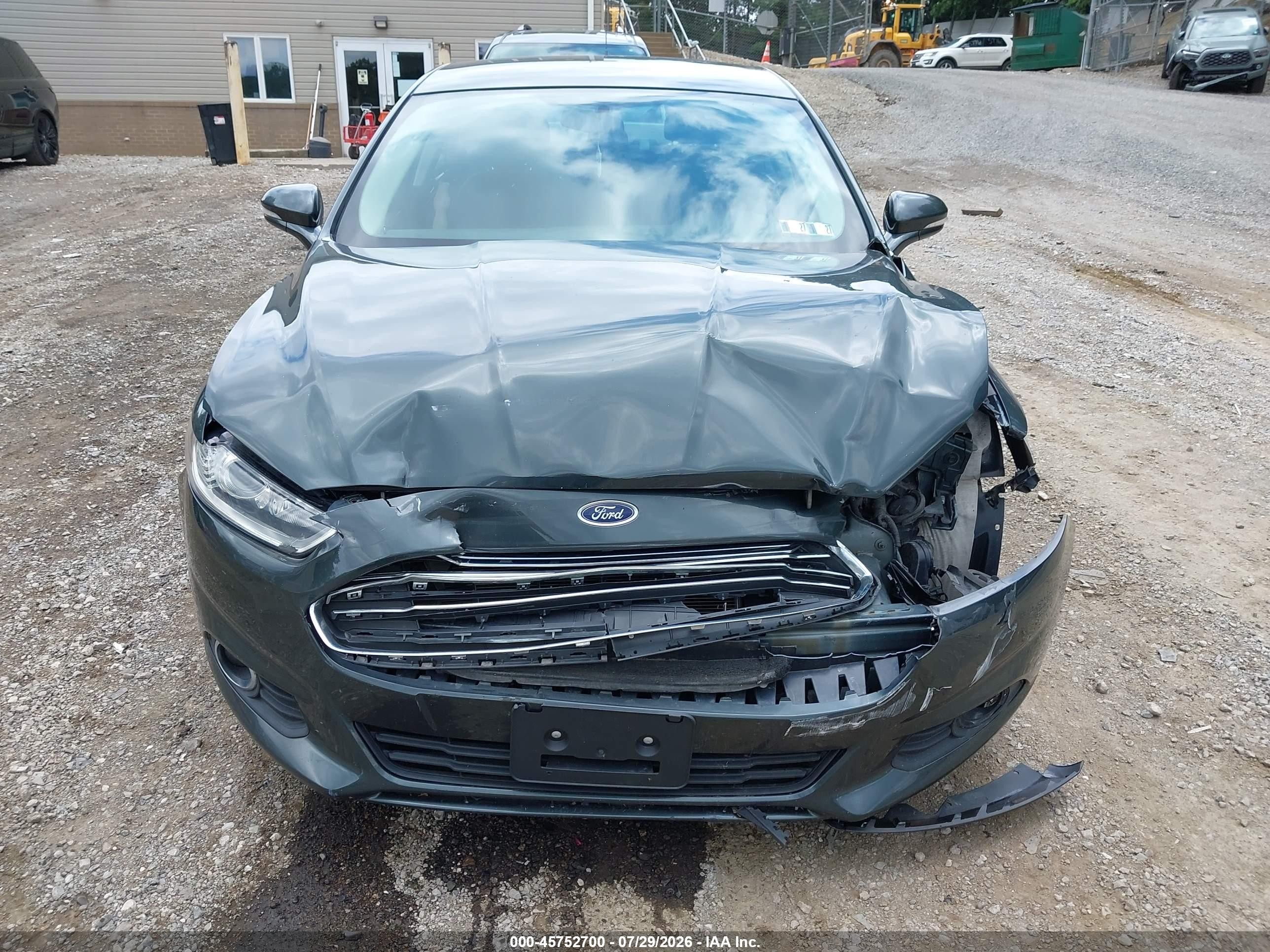 2015 Ford Fusion Se Gray vin: 1FA6P0H7XF5104889