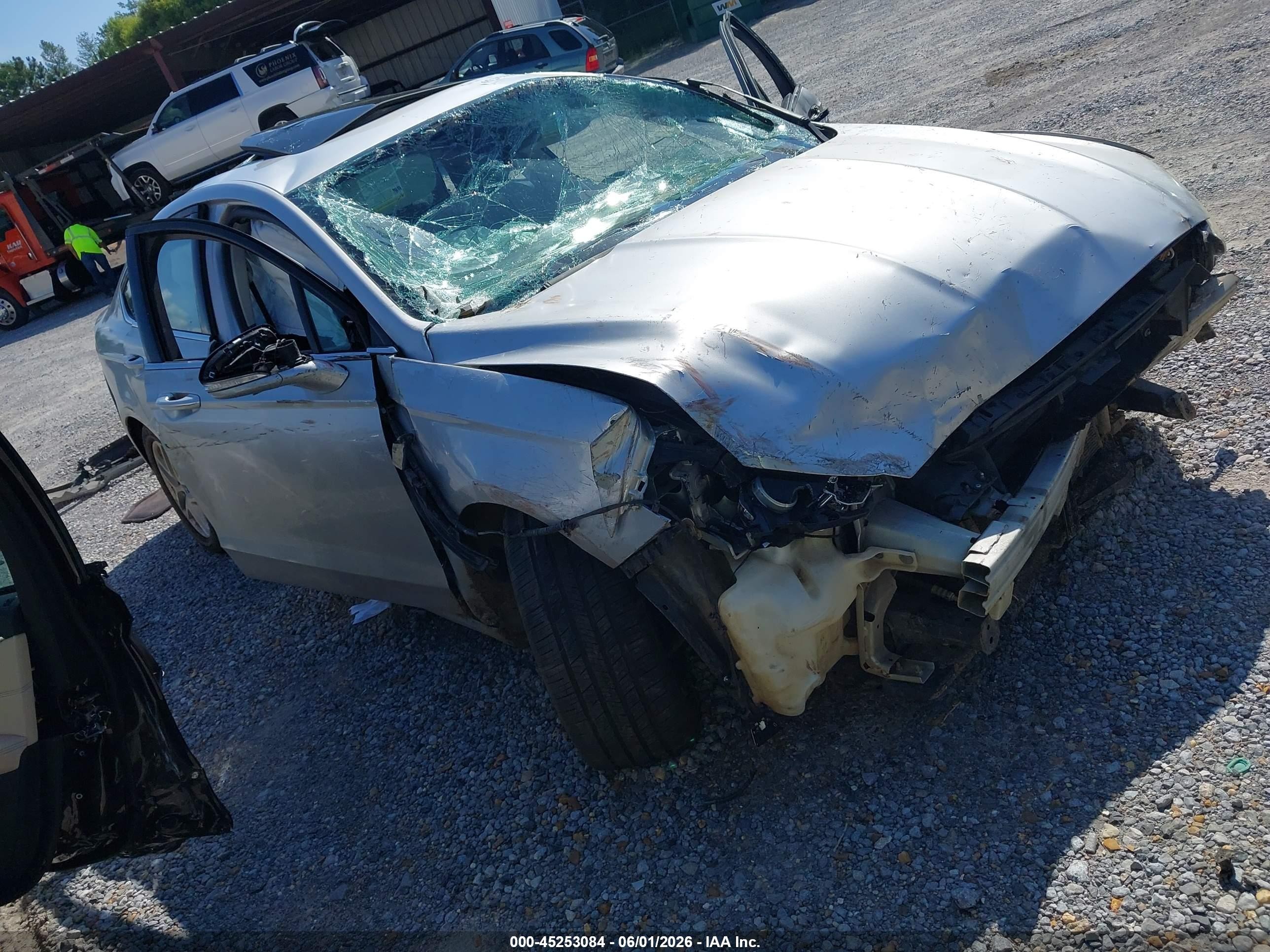 2015 Ford Fusion Se Silver vin: 1FA6P0H7XF5107565