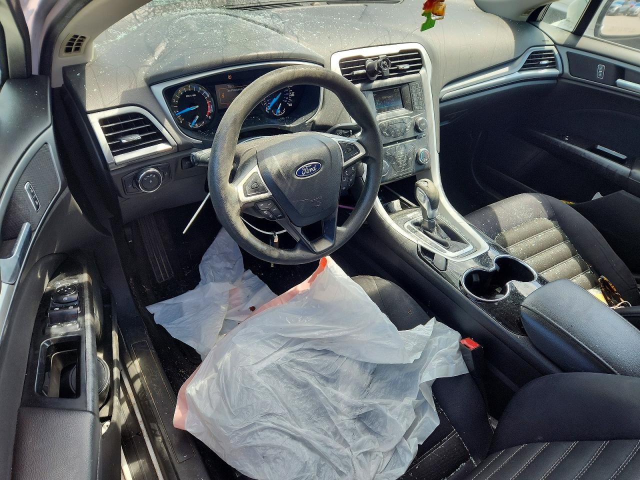 2015 Ford Fusion Se White vin: 1FA6P0H7XF5109820
