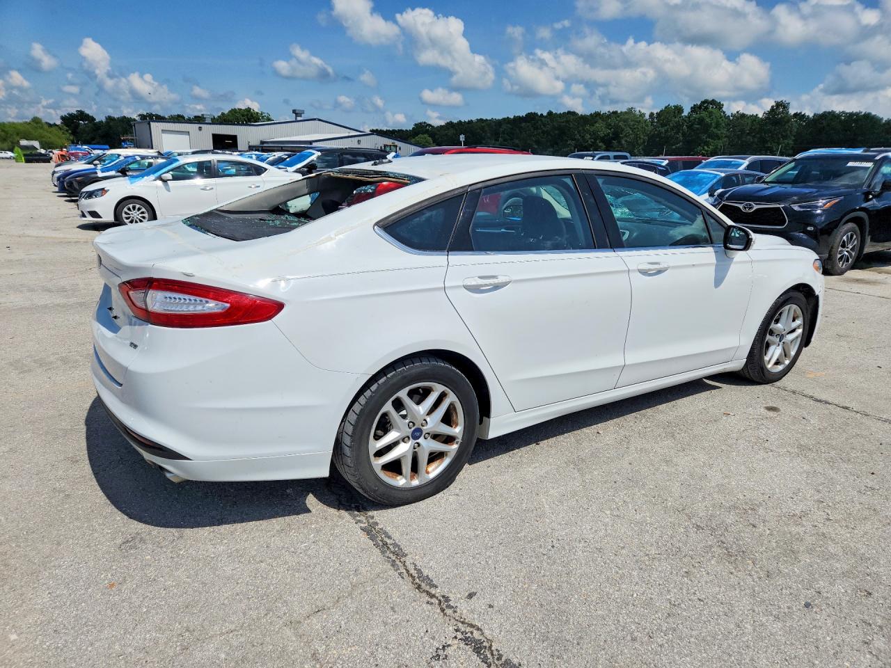 2015 Ford Fusion Se White vin: 1FA6P0H7XF5109820