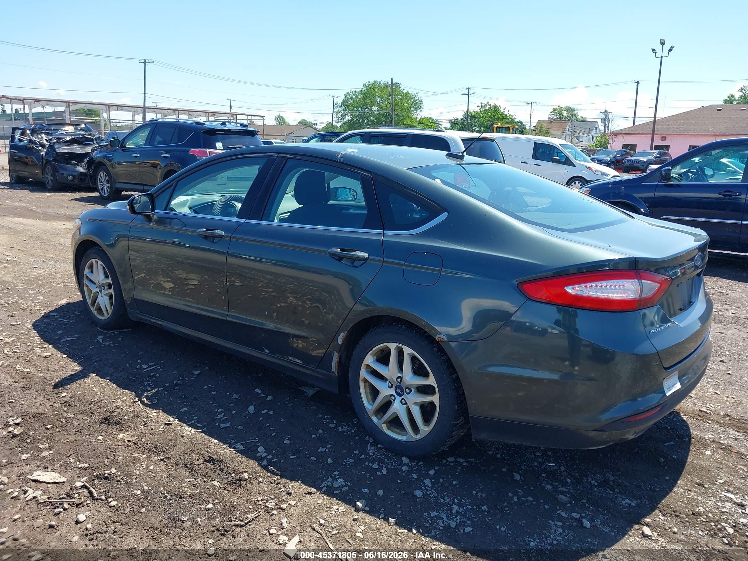 2015 Ford Fusion Se Gray vin: 1FA6P0H7XF5124480