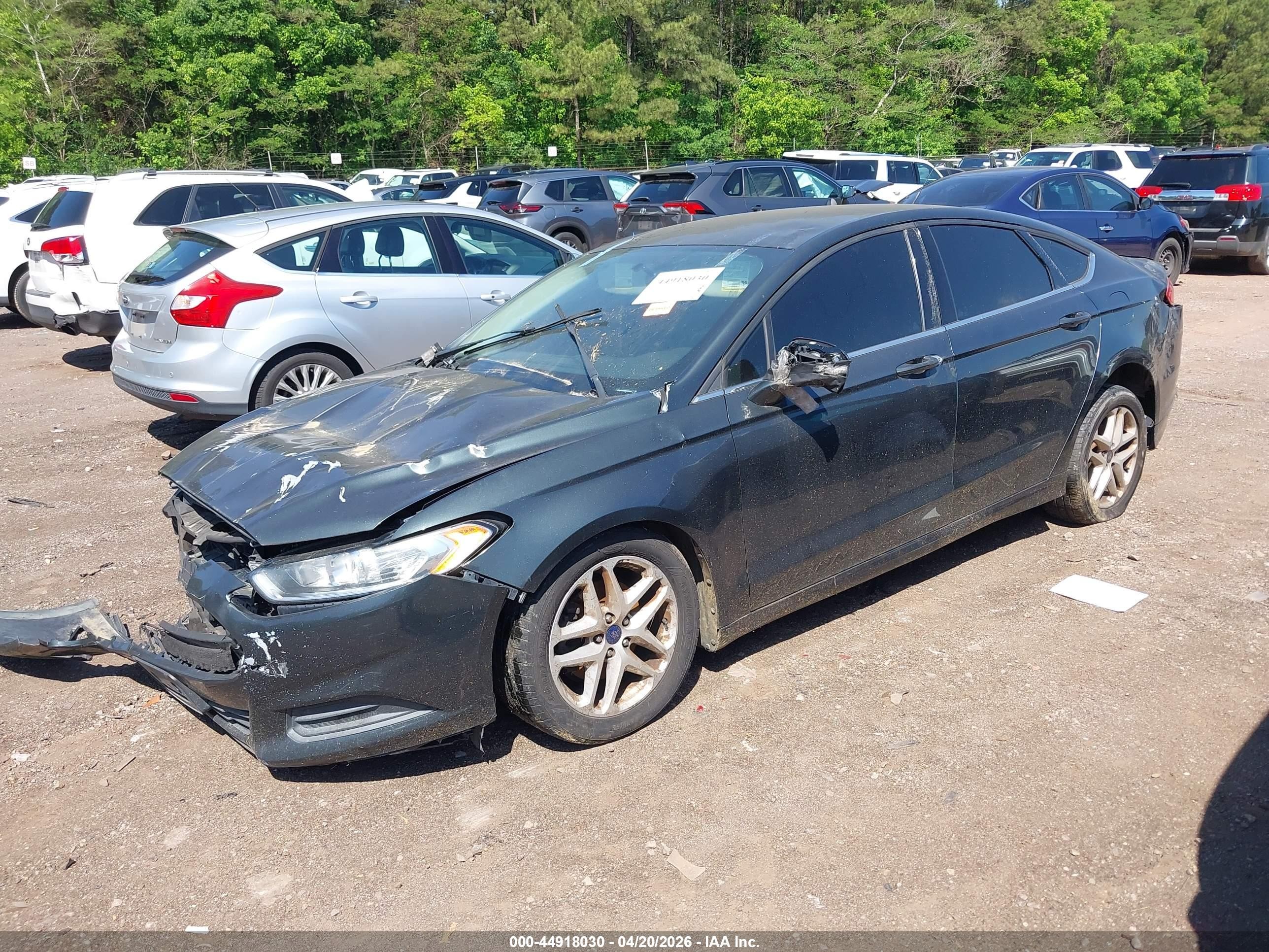 2015 Ford Fusion Se Green vin: 1FA6P0H7XF5129002