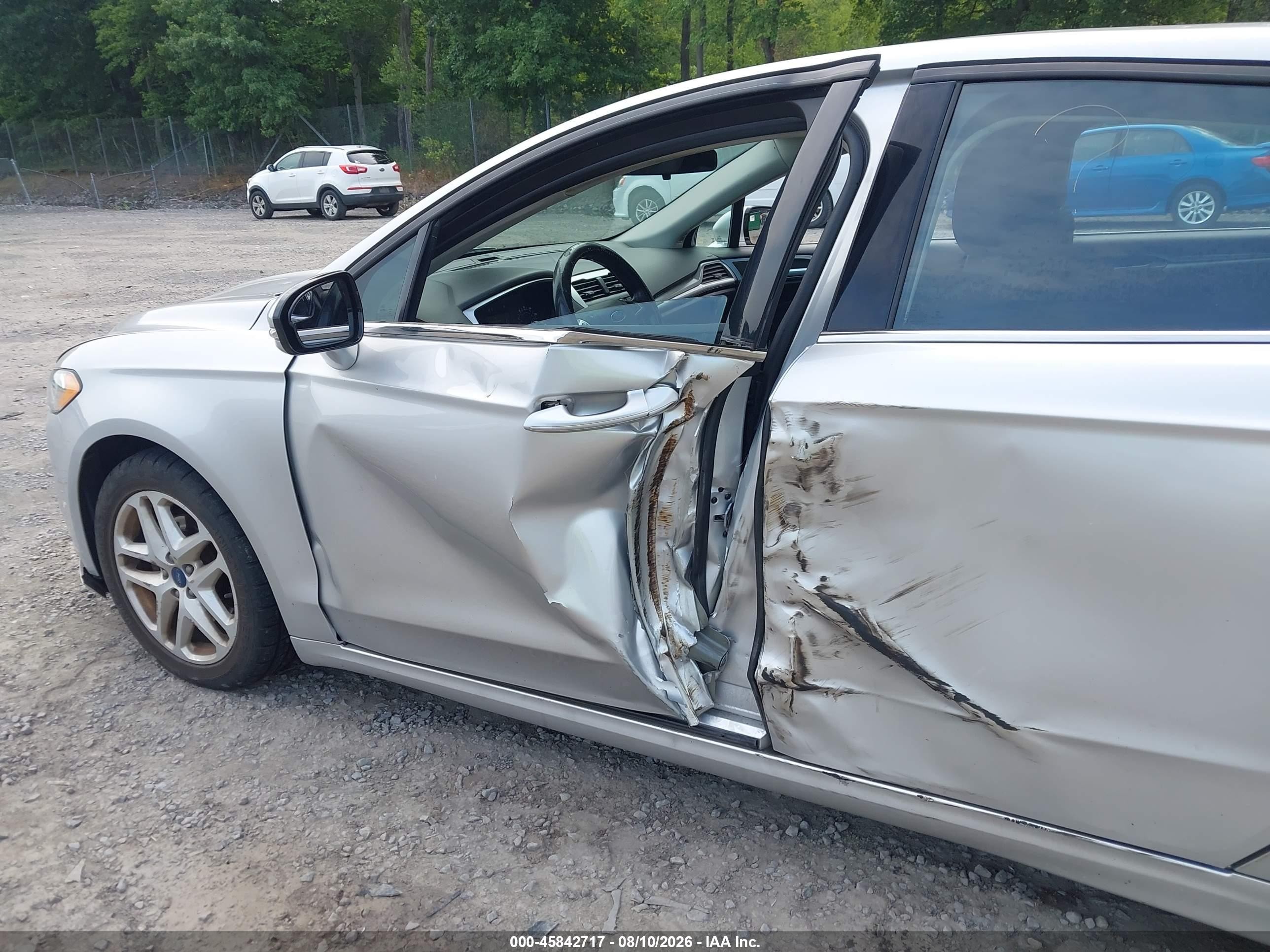 2015 Ford Fusion Se Silver vin: 1FA6P0H7XF5129629