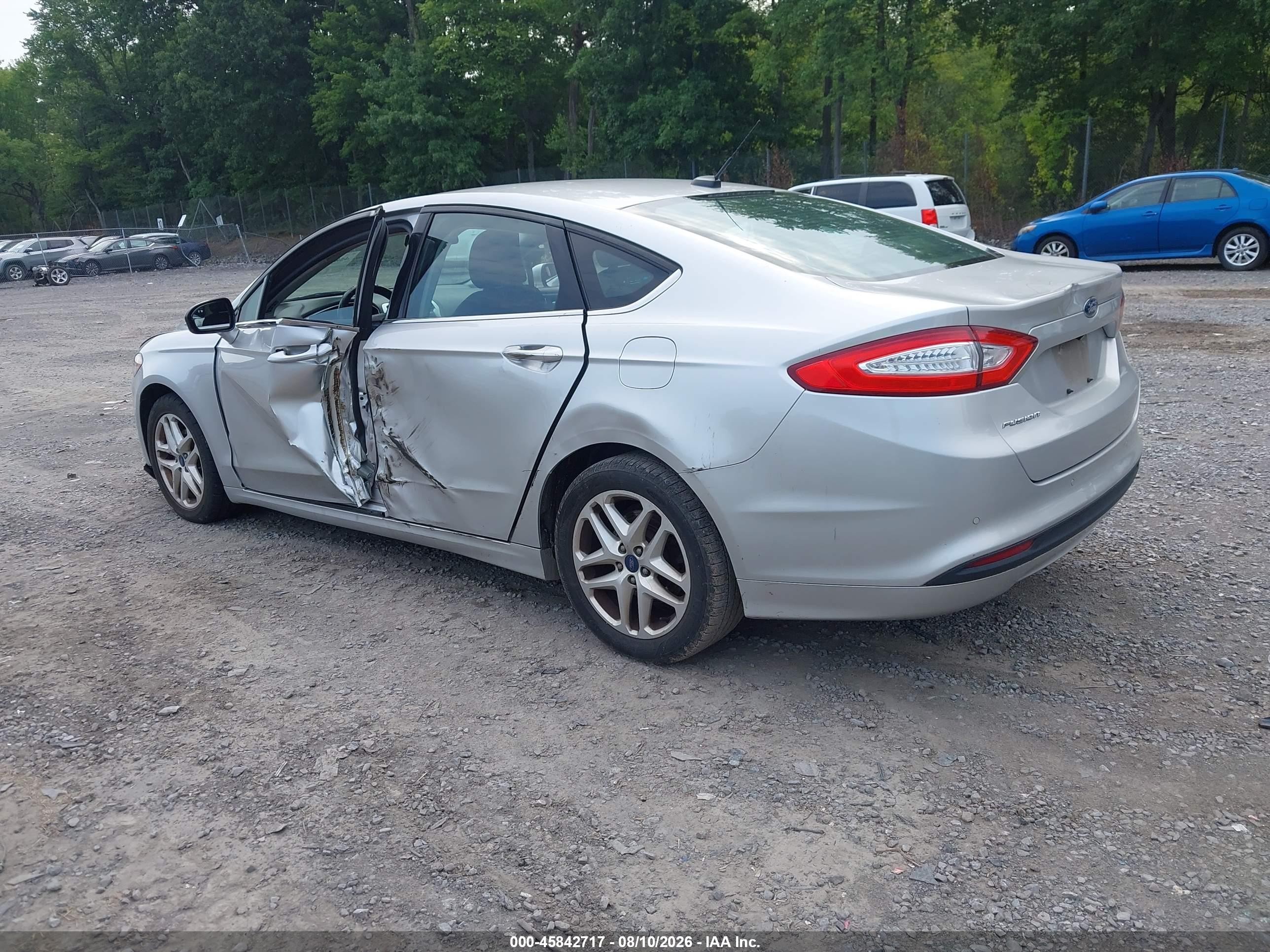 2015 Ford Fusion Se Silver vin: 1FA6P0H7XF5129629