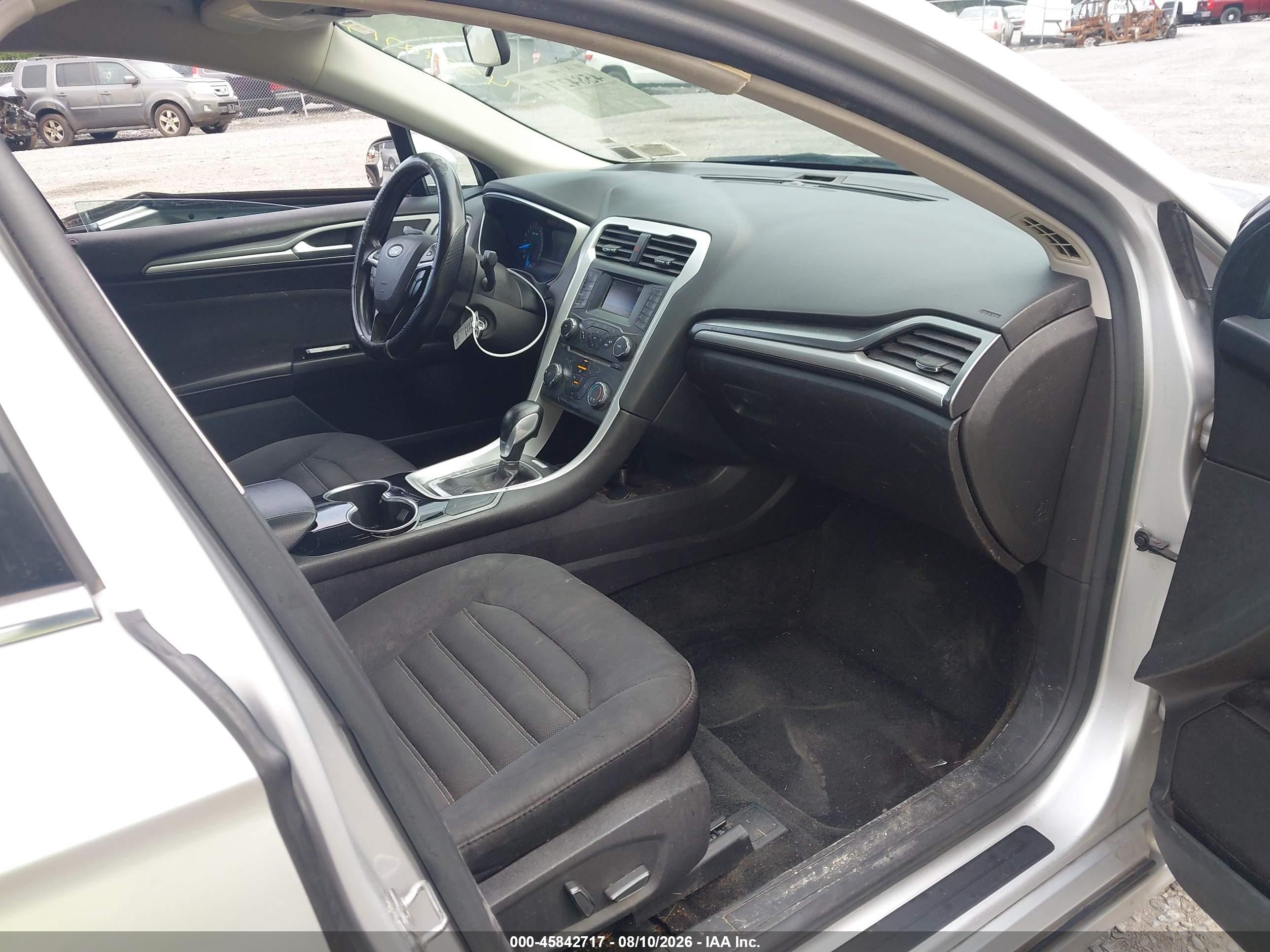 2015 Ford Fusion Se Silver vin: 1FA6P0H7XF5129629