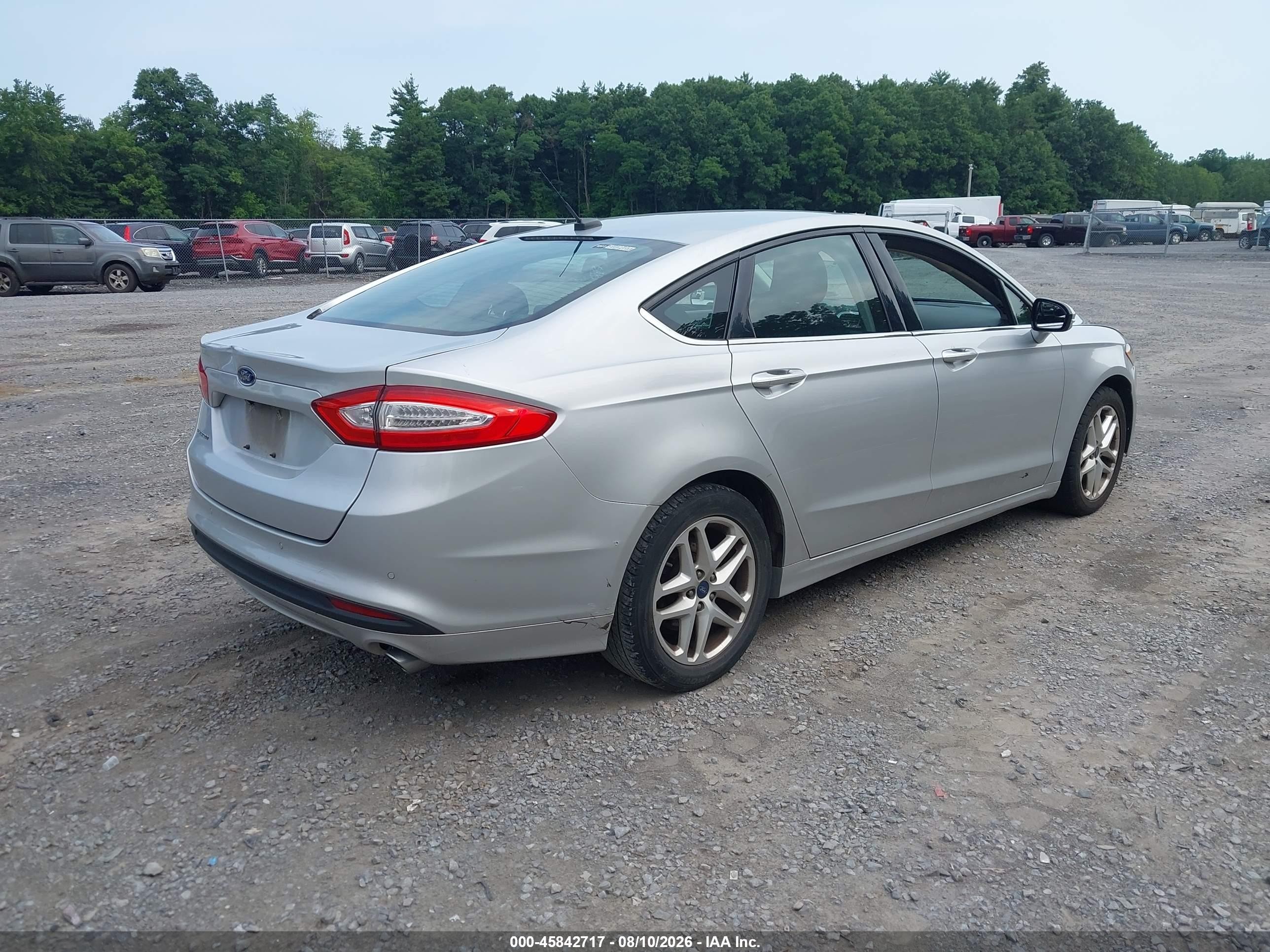 2015 Ford Fusion Se Silver vin: 1FA6P0H7XF5129629