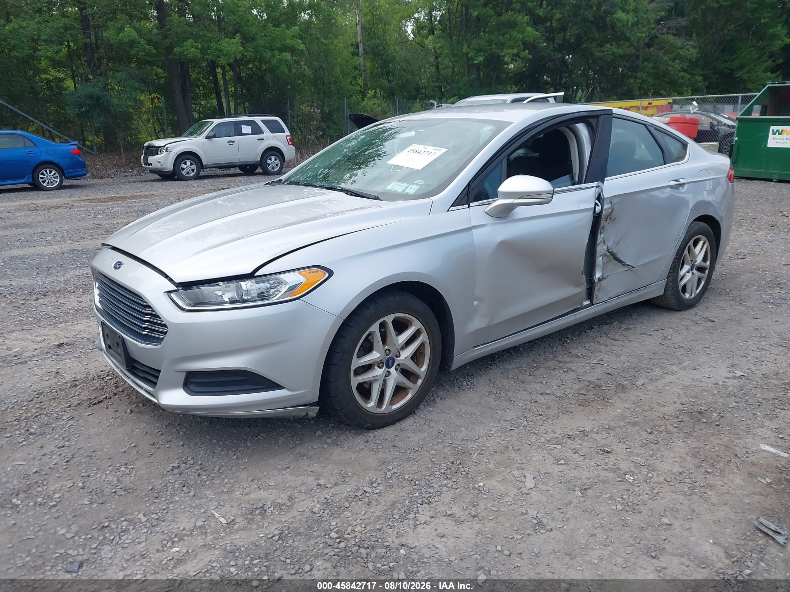 2015 Ford Fusion Se Silver vin: 1FA6P0H7XF5129629